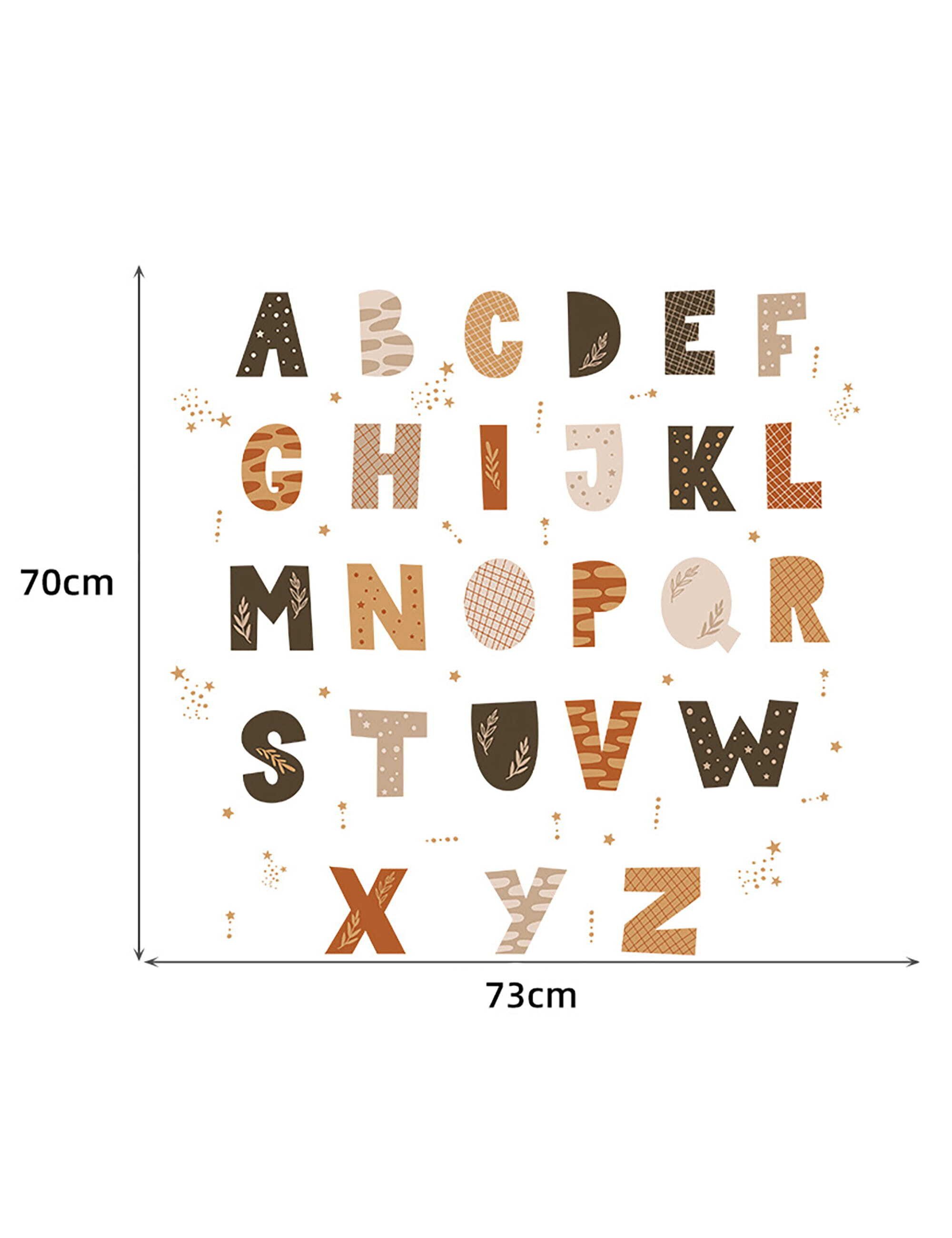 Sipo Wandbild Wandaufkleber Hase, Sterne, Buchstaben günstig online kaufen