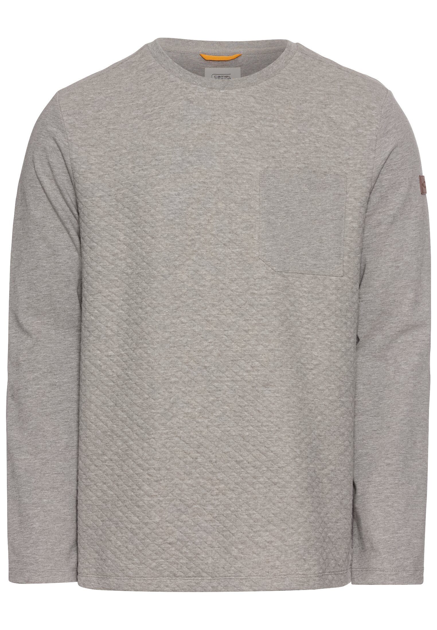 camel active Langarmshirt mit Brusttasche Langarm