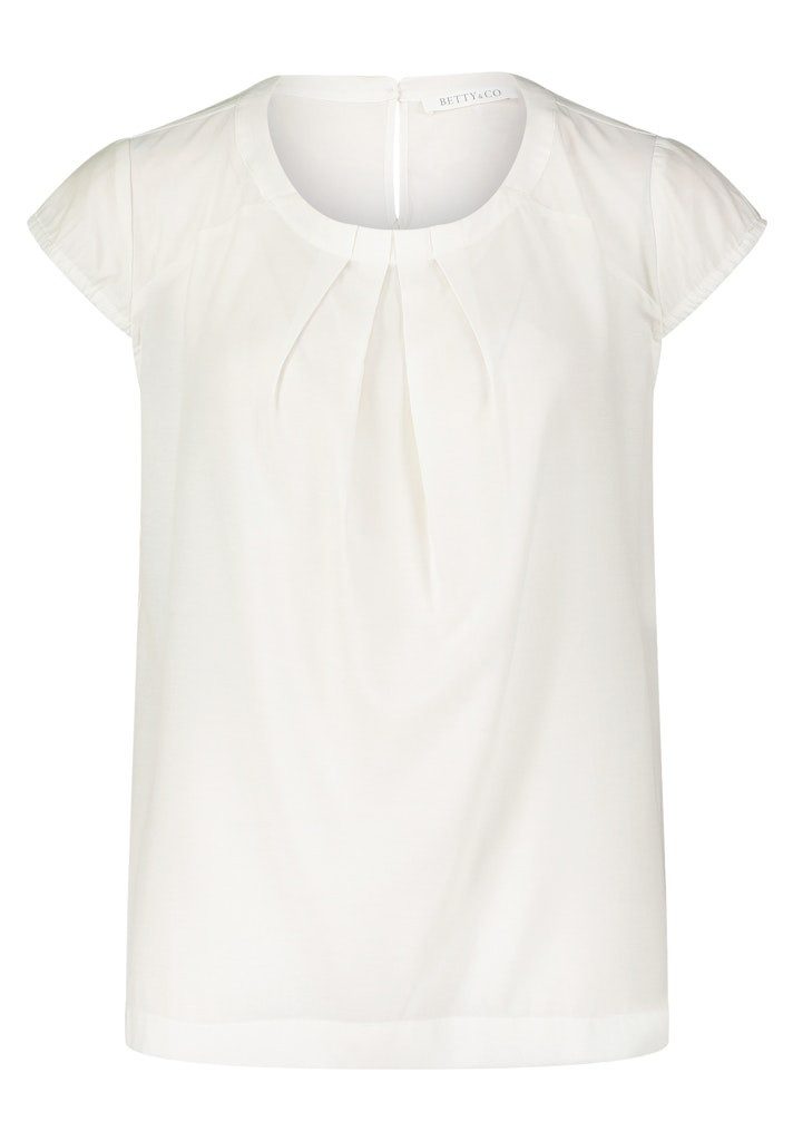 Betty&Co Kurzarmbluse Bluse Kurz 1/2 Arm
