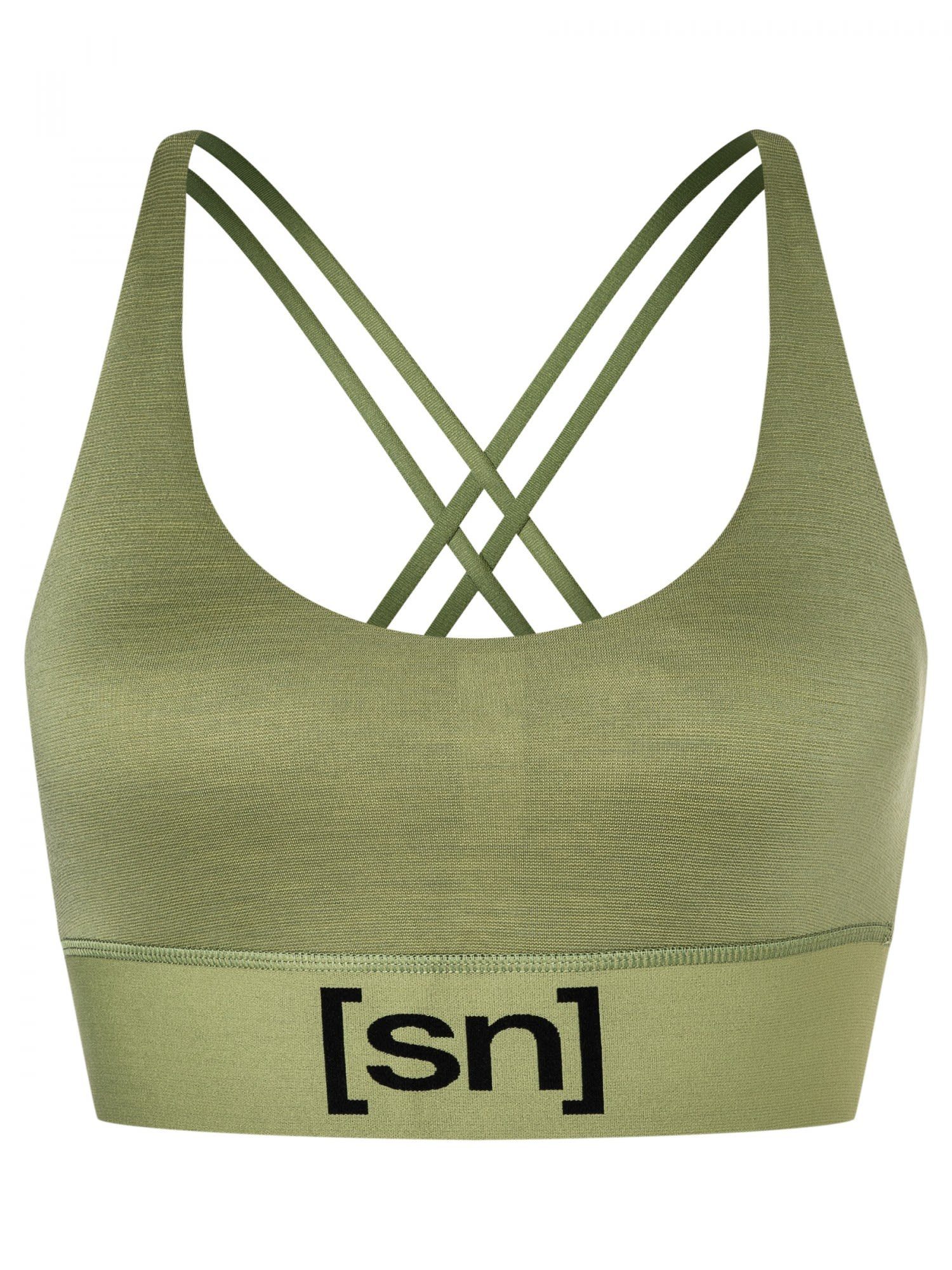 SUPER.NATURAL Super.natural Top Damen Sport-BH Sage Sport-BH Super W