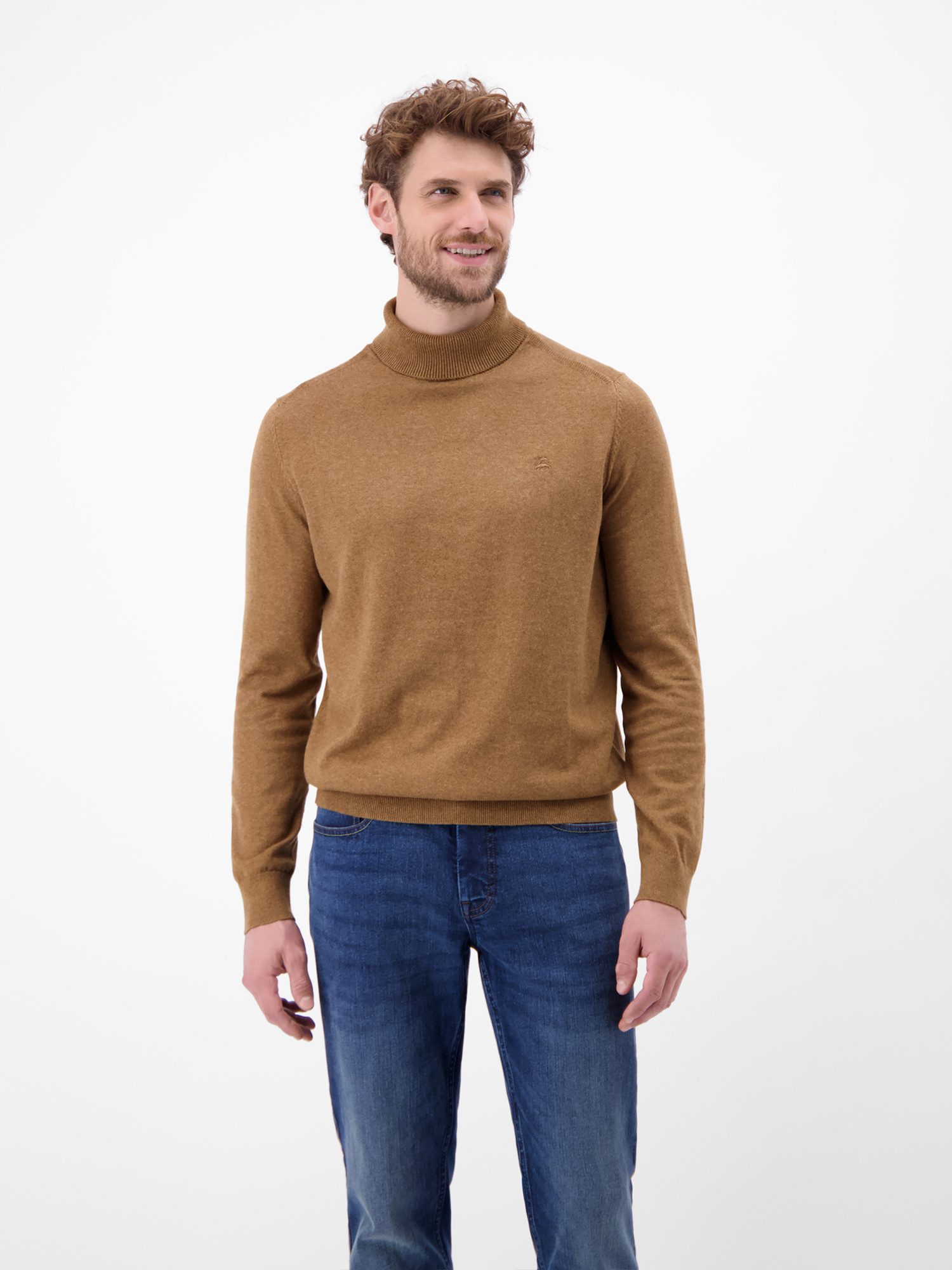 LERROS Rollkragenpullover Herren Rollkragen-Strickpullover