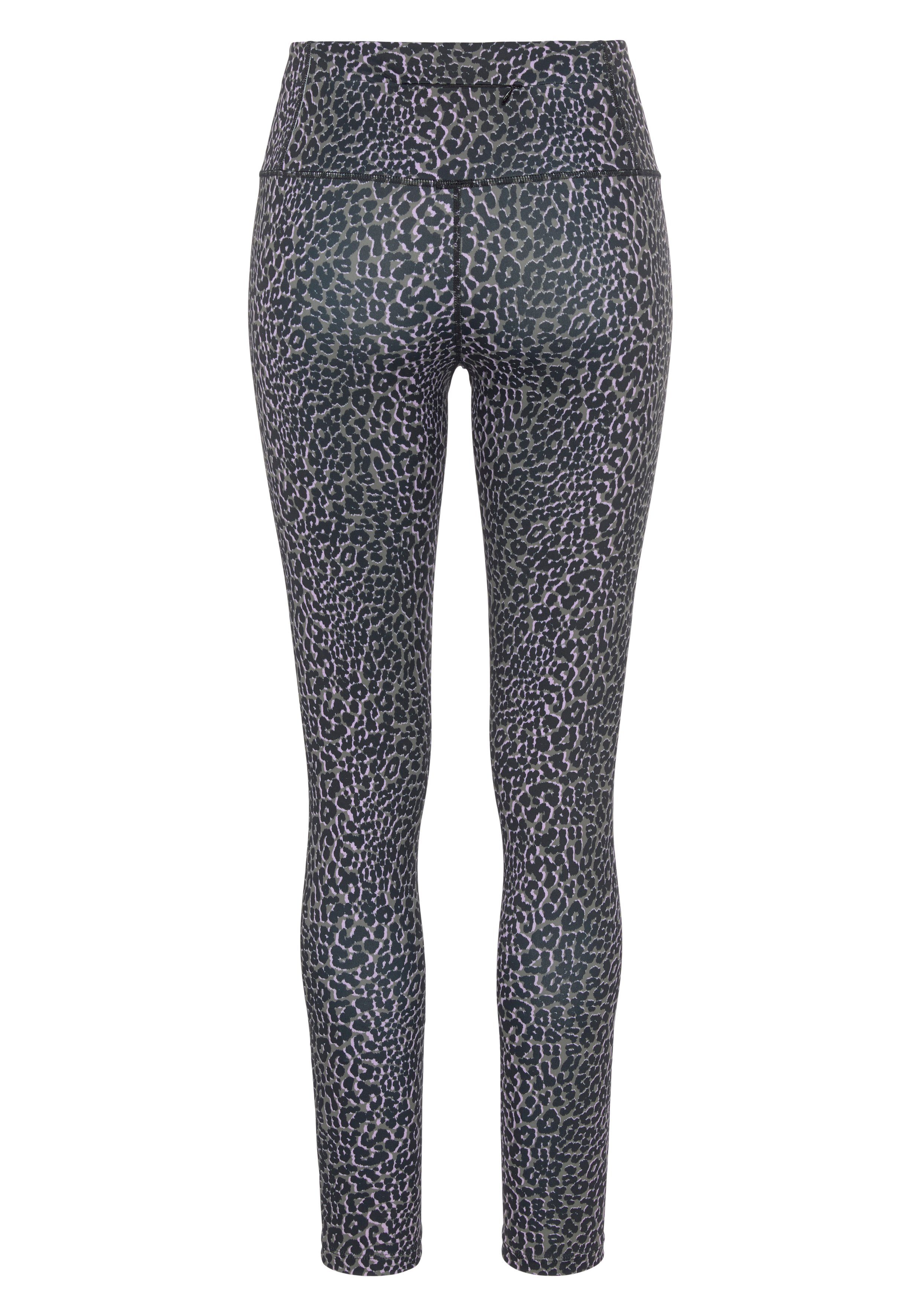 LASCANA ACTIVE Funktionsleggings Sportleggings in Leo-Optik