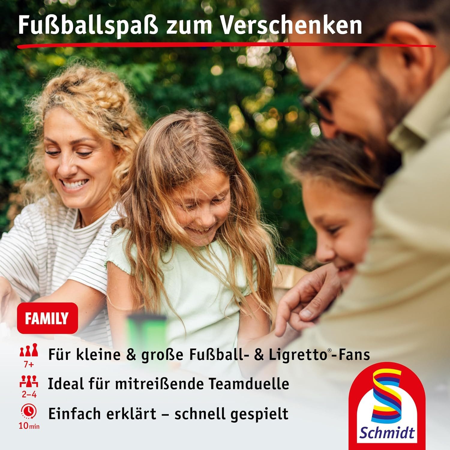 Schmidt Spiele Spiel Ligretto Fußball Kartenspiel 2-4 Spieler ab 7 Jahren