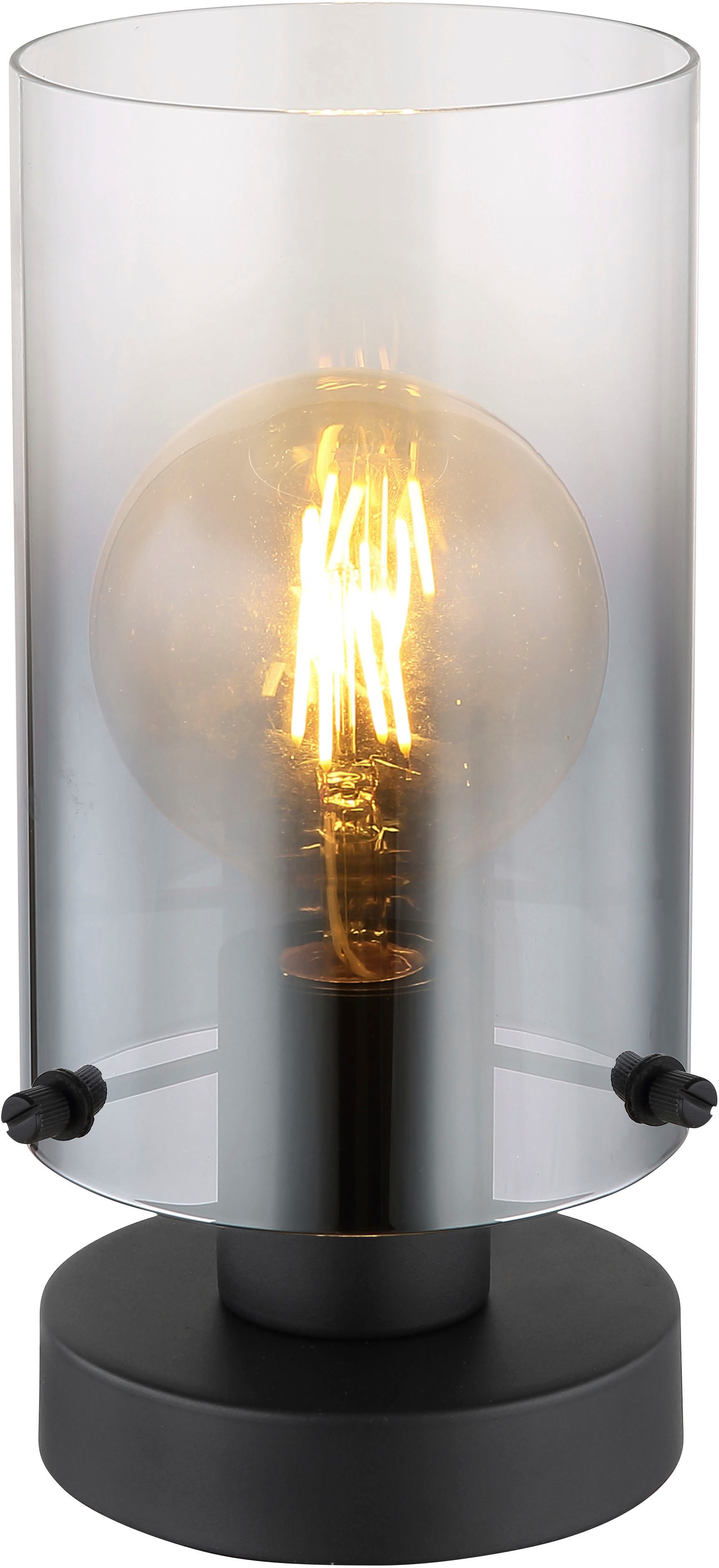 GLOBO LIGHTING Tischleuchte FLORENTINA, ohne Leuchtmittel, Tischlampe Nachttischlampe Deko-Tischleuchte Schlafzimmer