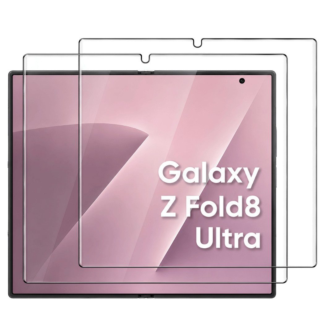 SmartUP Displayschutzglas 2X Panzerfolie für Samsung Galaxy Z Fold 8 Ultra Display Schutzglas für Samsung Galaxy Z Fold 8 Ultra, 2 Stück, Rundumschutz, passgenaue Verarbeitung