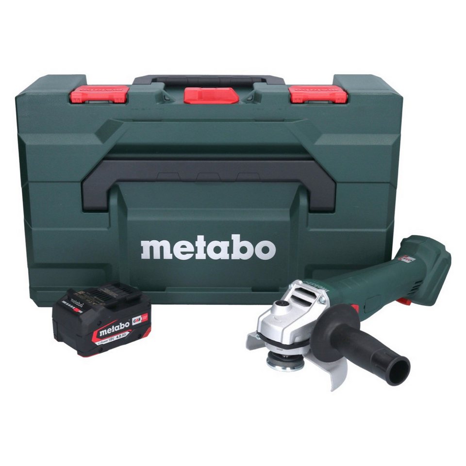 Thumbnail - metabo Winkelschleifer W 18 7-125 Akku Winkelschleifer 18 V 125 mm + 1x Akku 4,0 Ah + metaBO