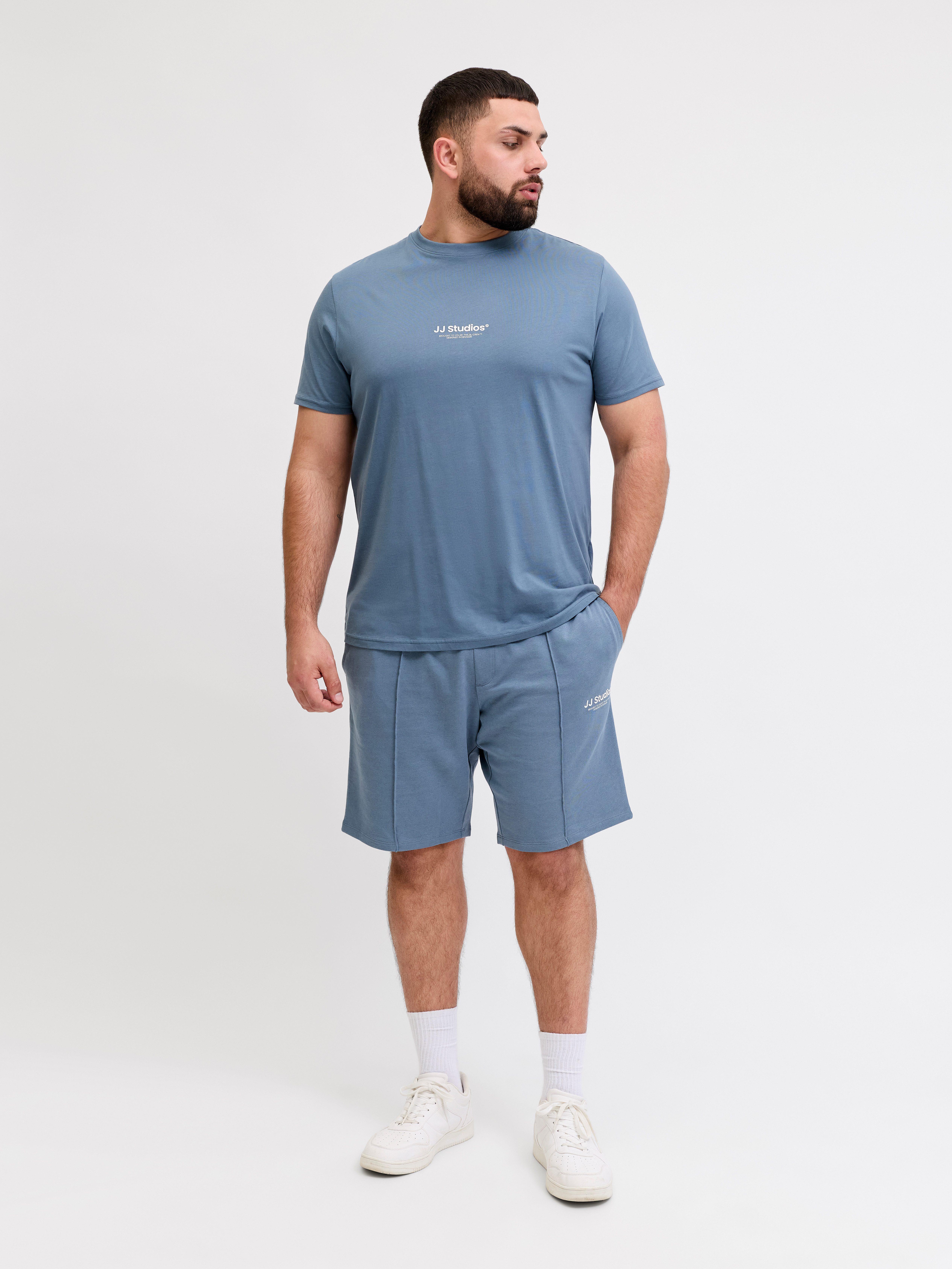 Jack & Jones PlusSize Sweatshorts JPSTKANE SOHO SWEAT SHORTS MID SN PLS Baumwollmischung, relaxed fit