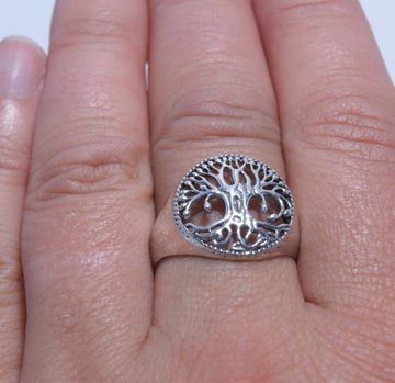 Kiss of Leather Silberring Ring Fingerring Lebensbaum 925 Silber Gr. 48-66 Weltenbaum Yggdrasil