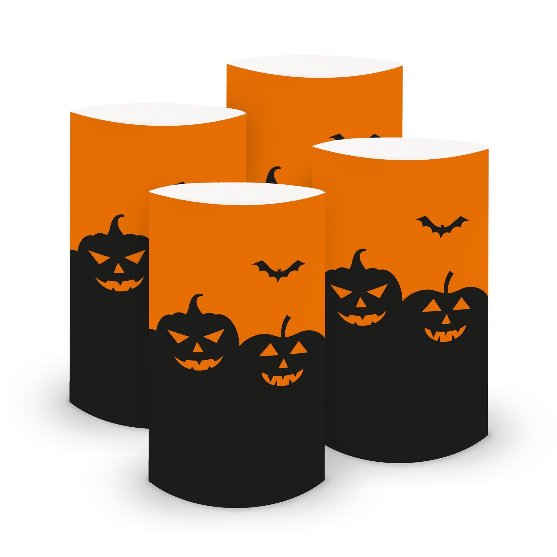 itenga Windlicht itenga 6x Windlicht klein Halloween 10,0 cm