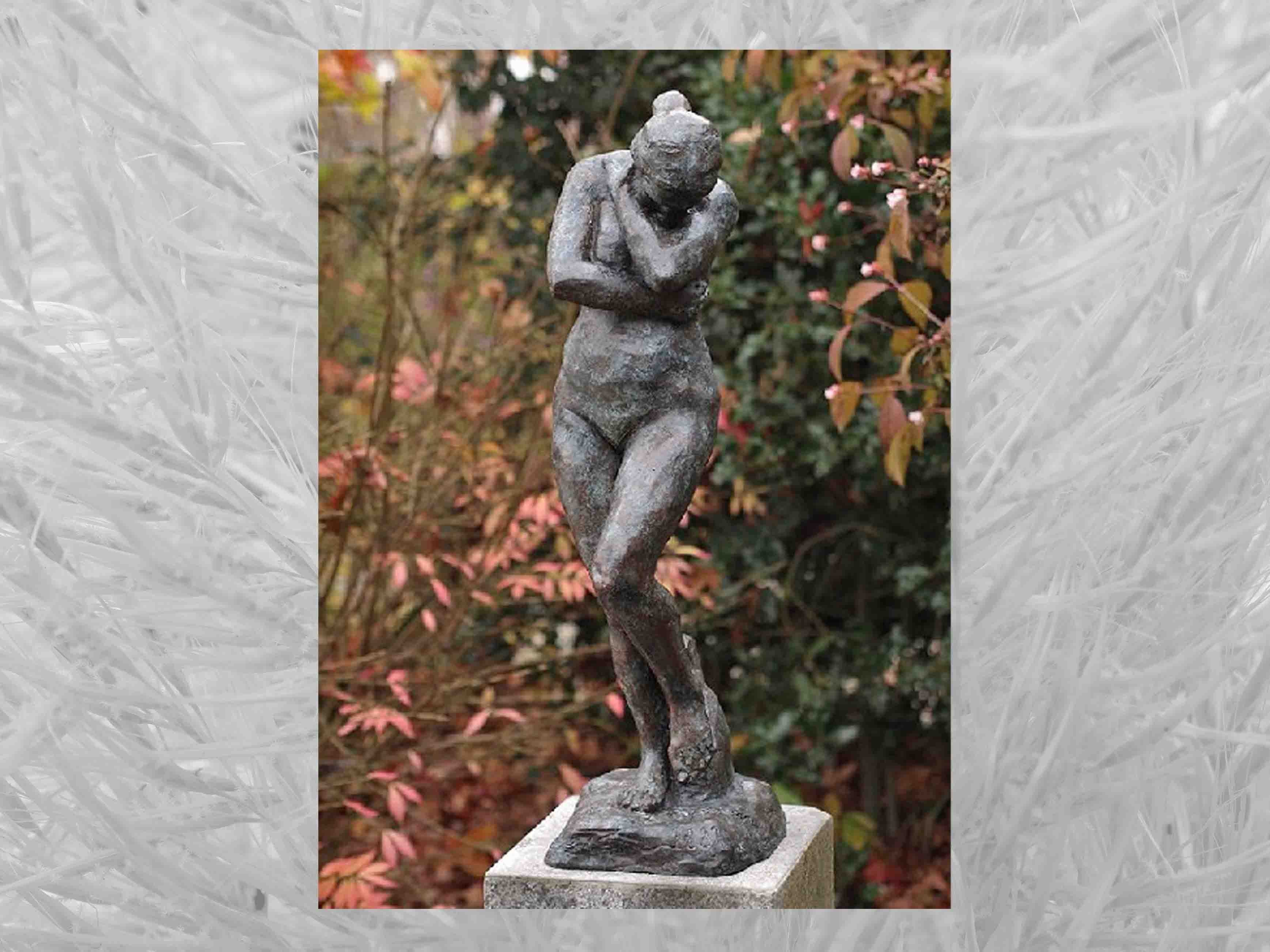 Gartenfigur IDYL Bronze-Skulptur Frau von Rodin