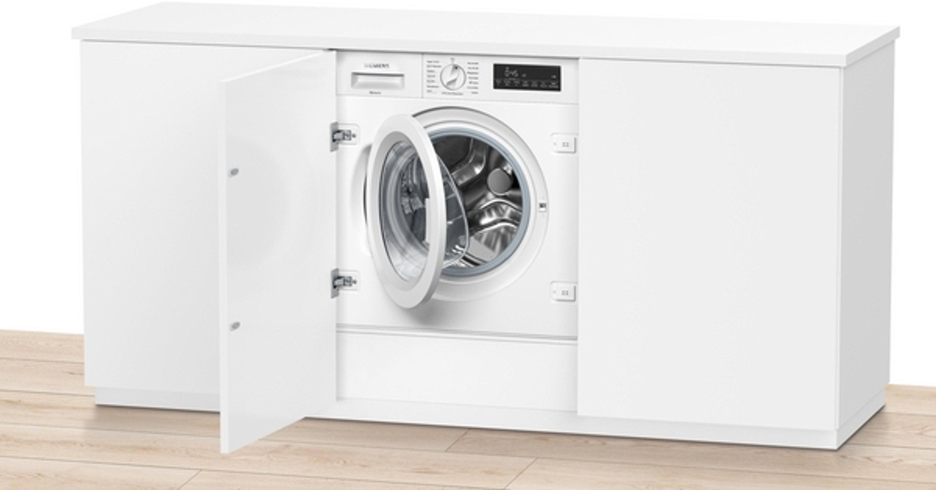 SIEMENS Waschmaschine iQ700 WI14W443, 8 kg, 1400 U/min, iQdrive, timeLight, Nachlegefunktion
