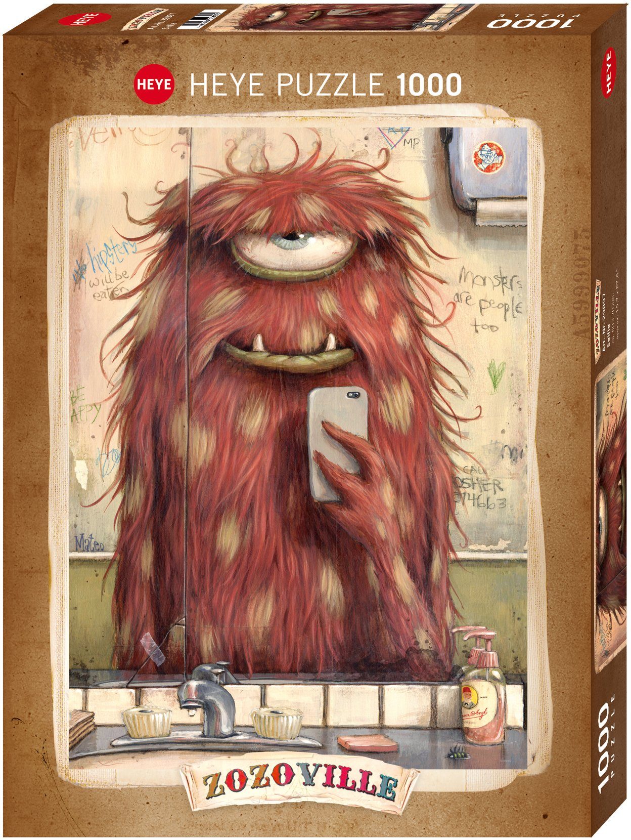 HEYE Puzzle Zozoville Selfie, 1000 Puzzleteile, Made in Germany