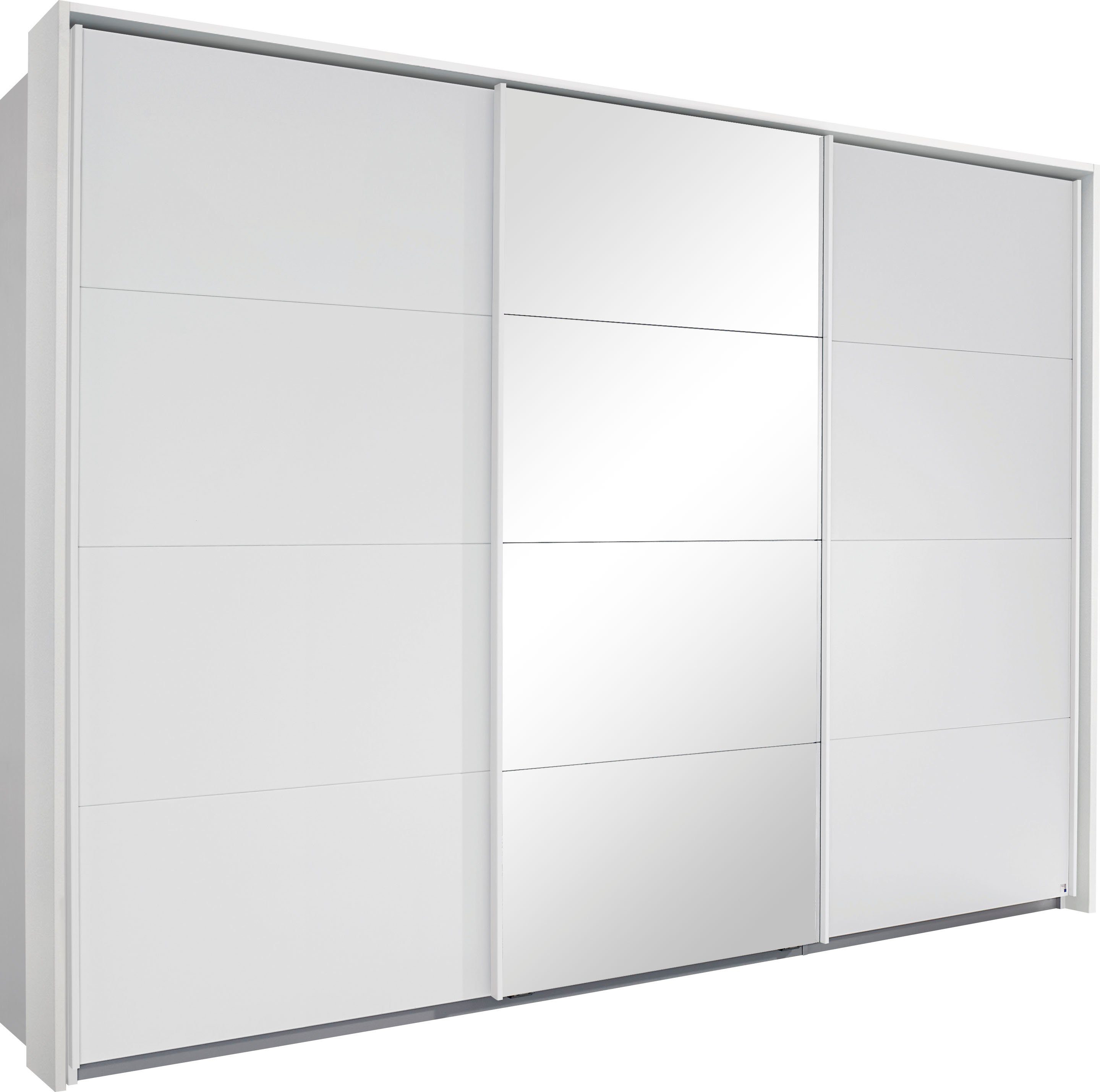 rauch Schwebetürenschrank Kleiderschrank Schrank Garderobe Schlafzimmerschrank TUBONA mit umfangreicher Innenausstattung und Passepartout MADE IN GERMANY