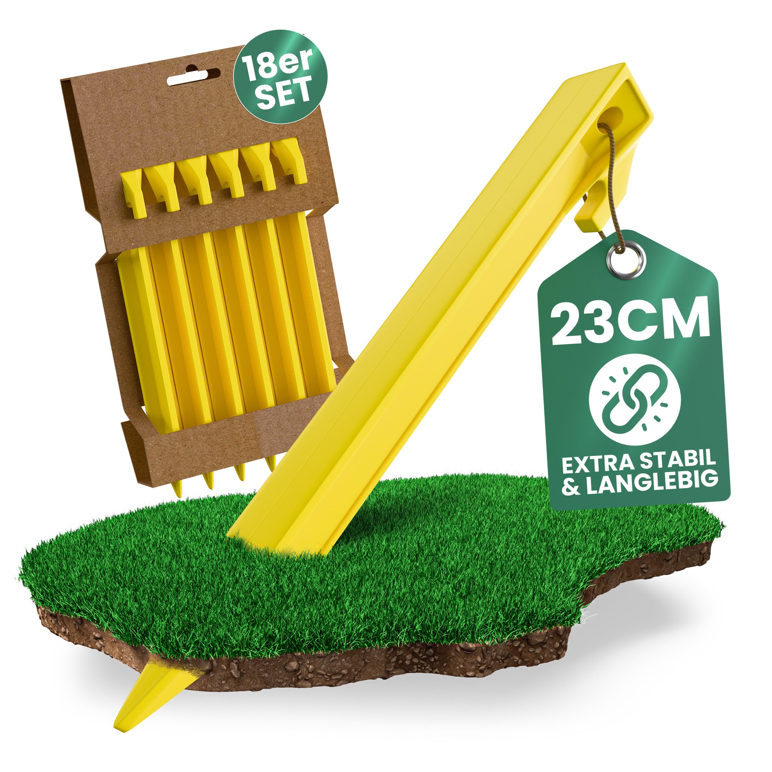 Oramics Zelthering robuste Camping Zeltheringe 23cm günstig online kaufen