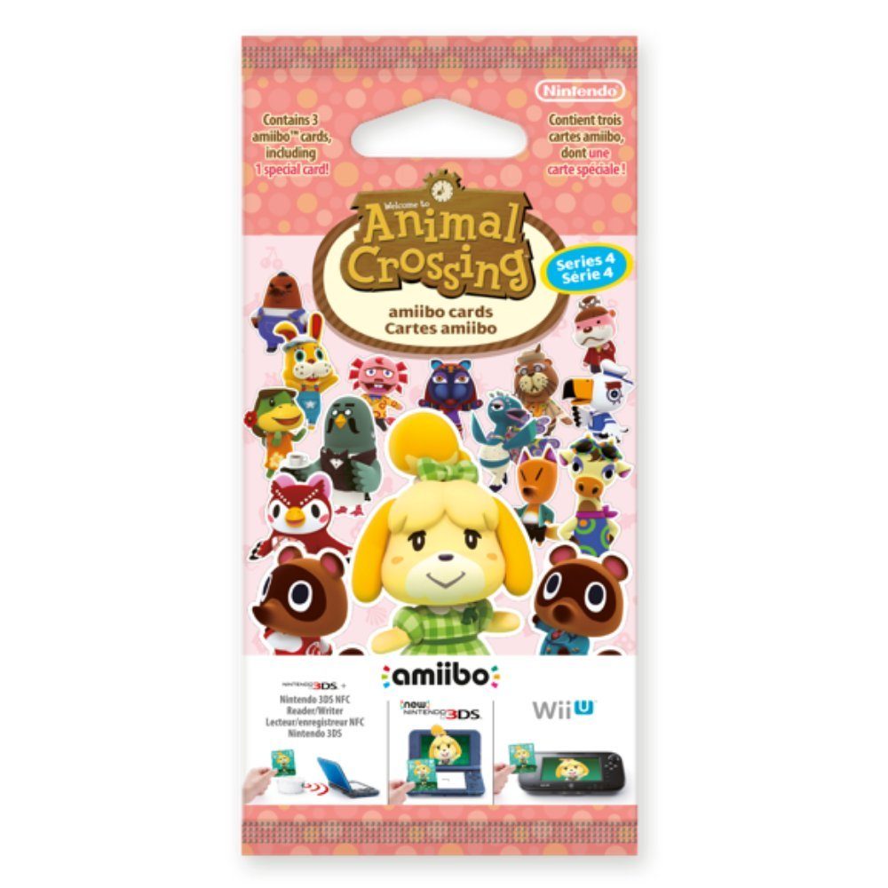 Nintendo Sammelkarte amiibo Karten 3 Stk. Animal Crossing (Vol. 4)