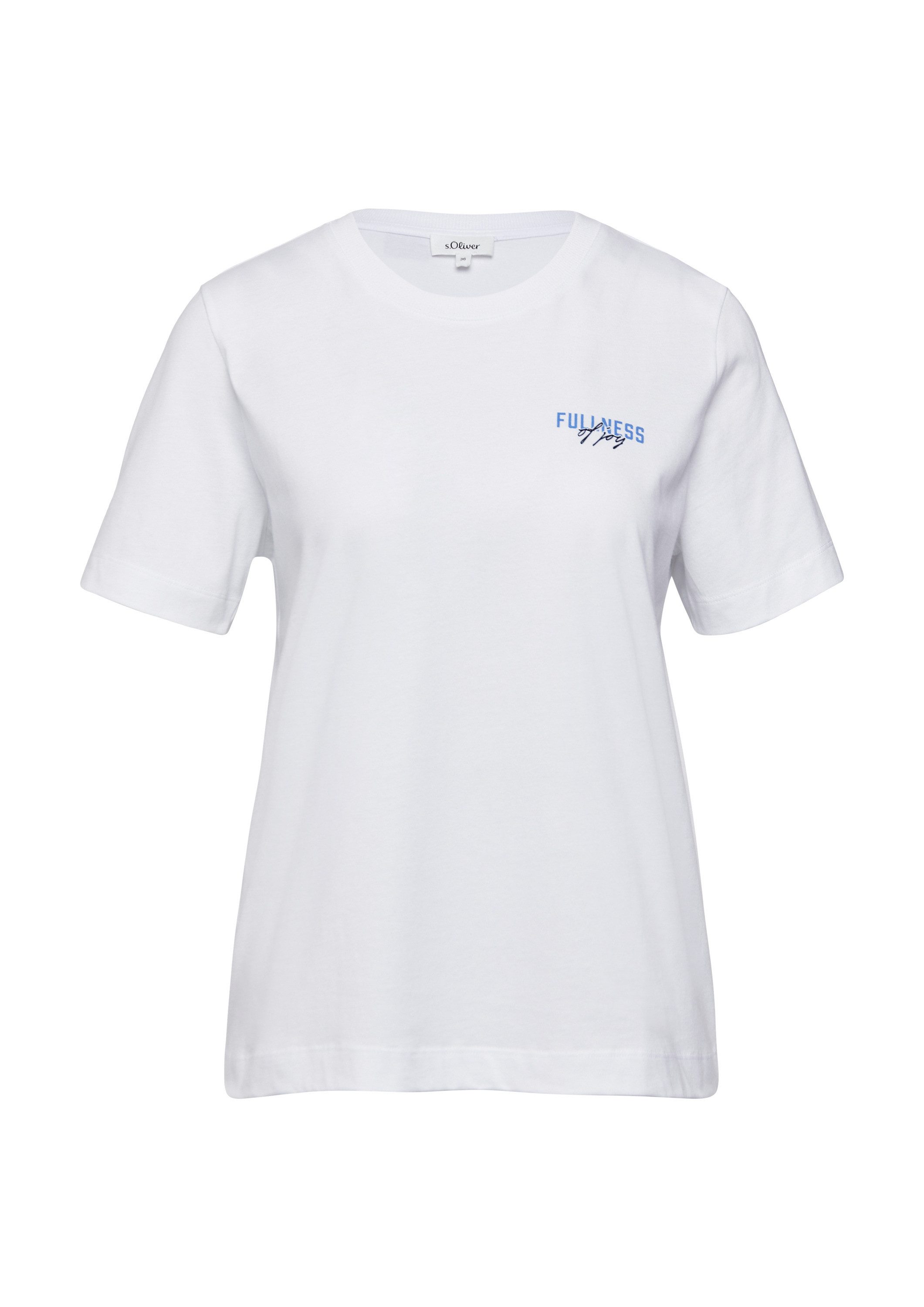 s.Oliver Kurzarmshirt T-Shirt (1-tlg) günstig online kaufen
