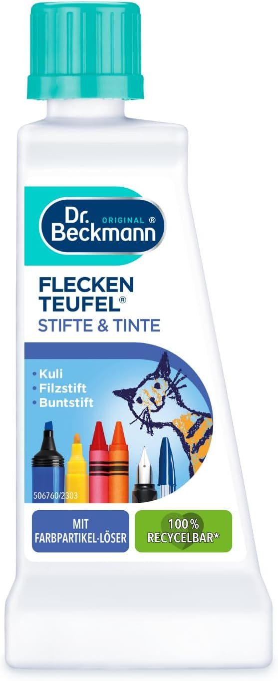 Dr. Beckmann Fleckenteufel Stifte & Tinte, Spezialfleckentferner, 50 ml Fleckentferner (1-St)