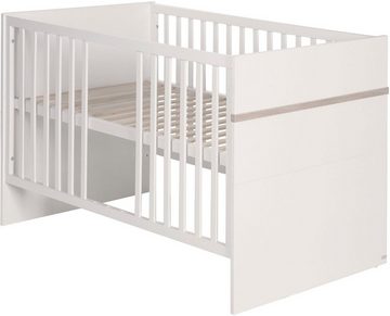 roba® Babymöbel-Set Moritz, (Spar-Set, 2-St., Kinderbett, Wickelkommode), mit Kinderbett und schmaler Wickelkommode; Made in Europe