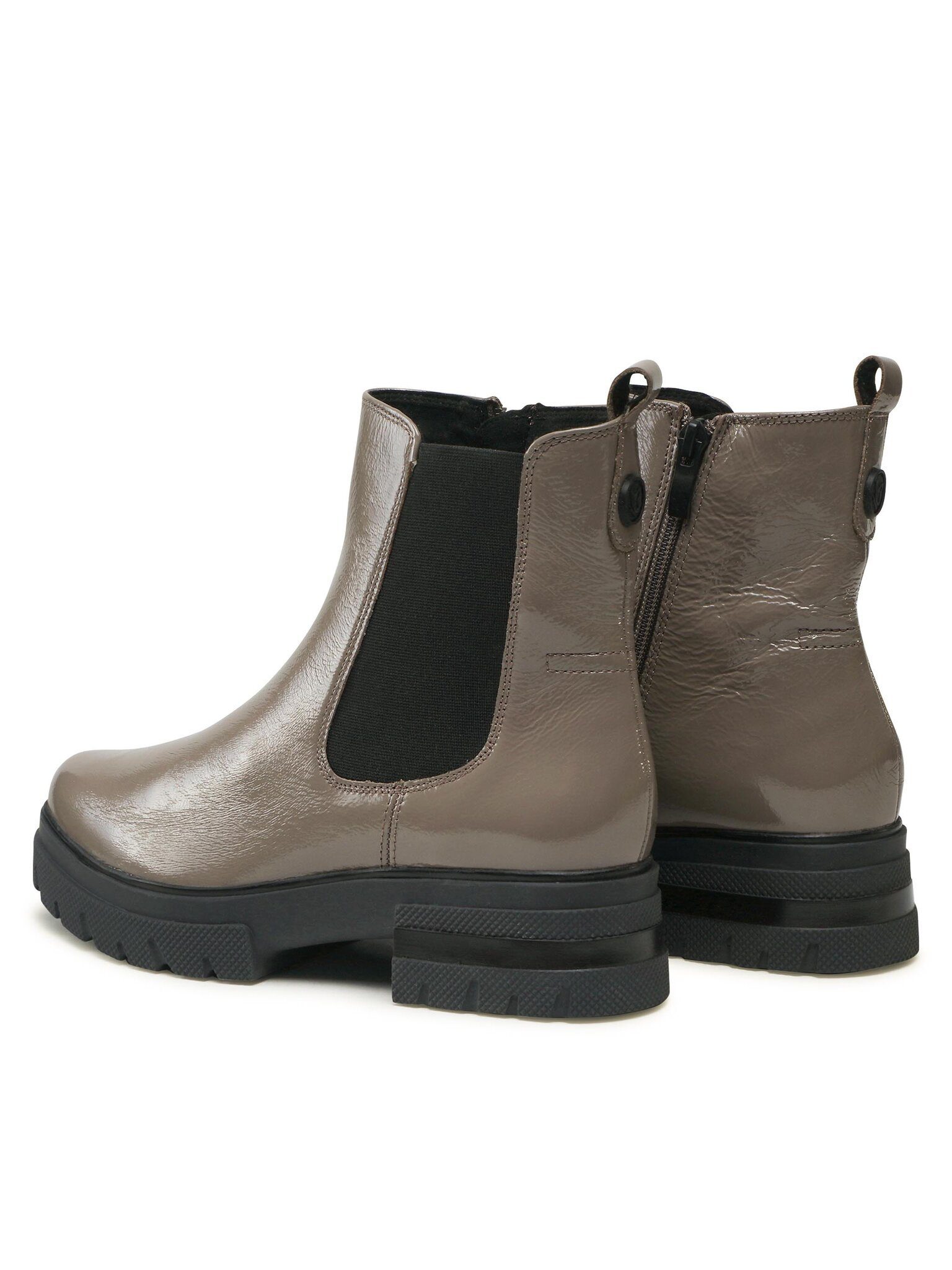 Stiefeletten 9-25412-41 Taupe Naplak 301 Stiefelette