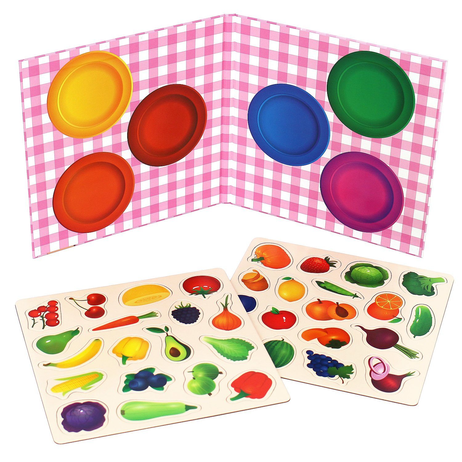 MAGNIKON Lernspielzeug Sortierspiel Formen und Farben für Unterwegs (Set, 3 günstig online kaufen