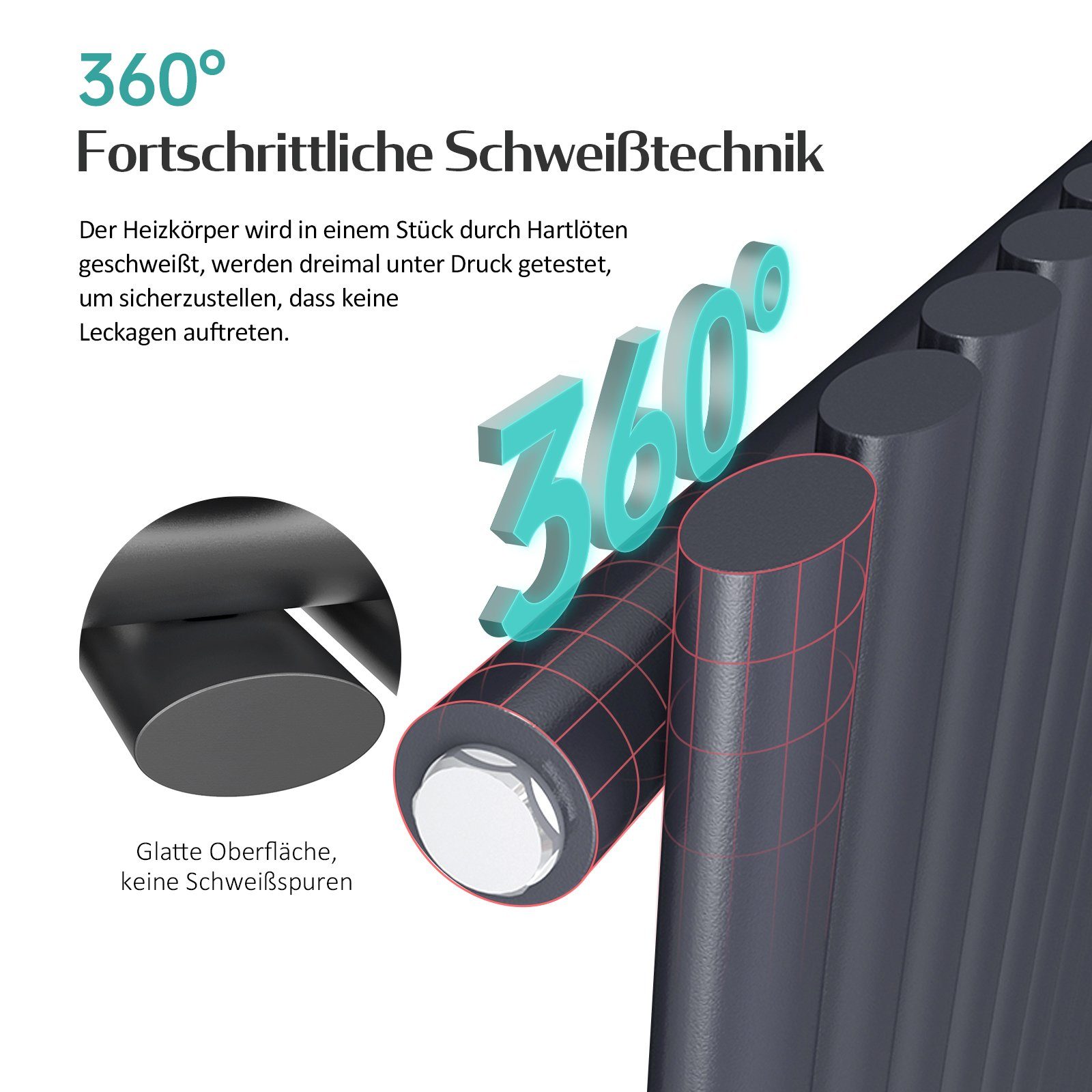 Anthrazit/Weiß 240 Anthrazit/Einlagig Flach Design, x EMKE Paneelheizkörper Mittelanschluss, Klein mm Oval Einlagig/Doppellagig, 600 Heizkörper Heizkörper Vertikal