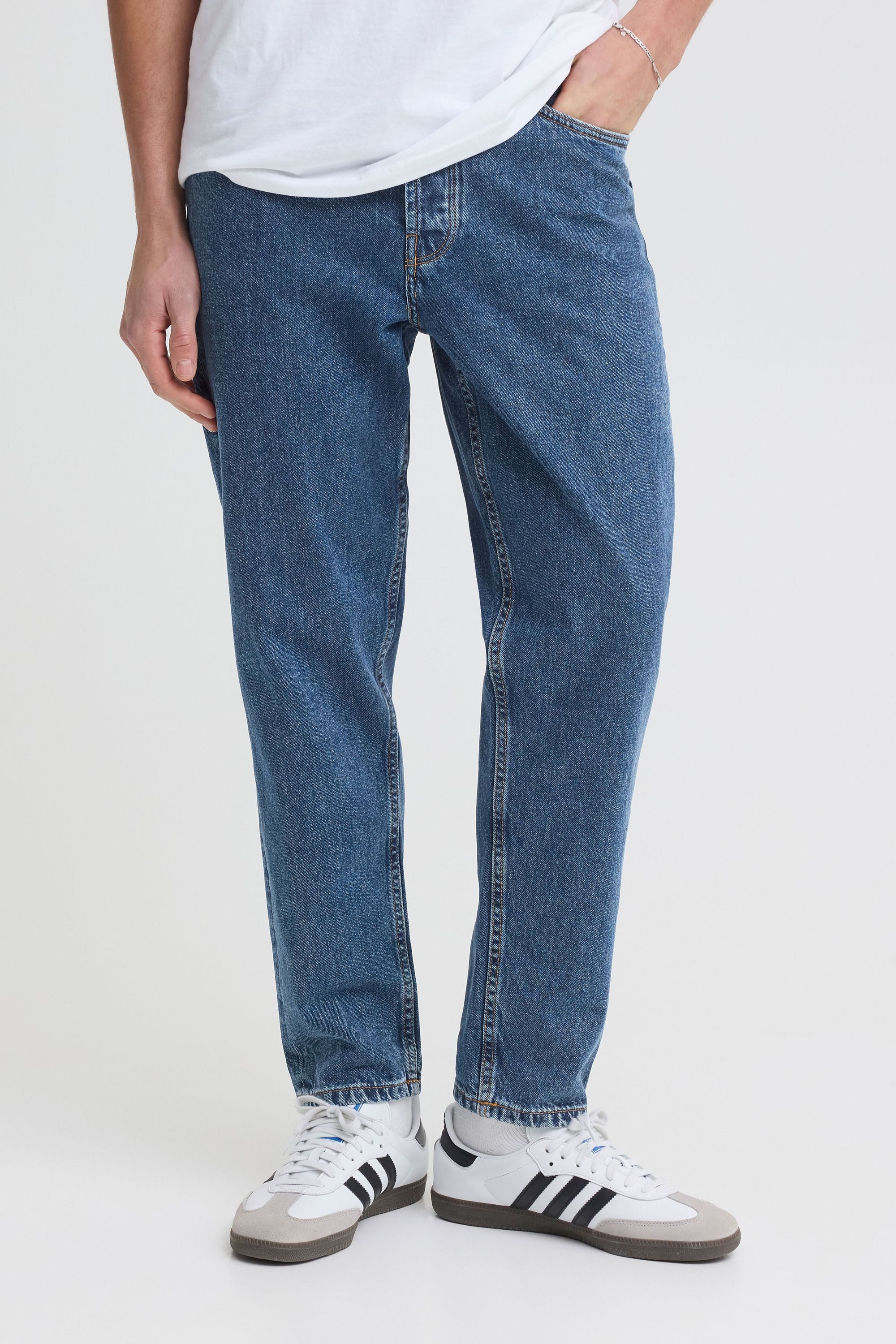 !Solid 5-Pocket-Jeans SDDylan 5-Pocket Jeans mit enger werdenem Bein - Dad Fit