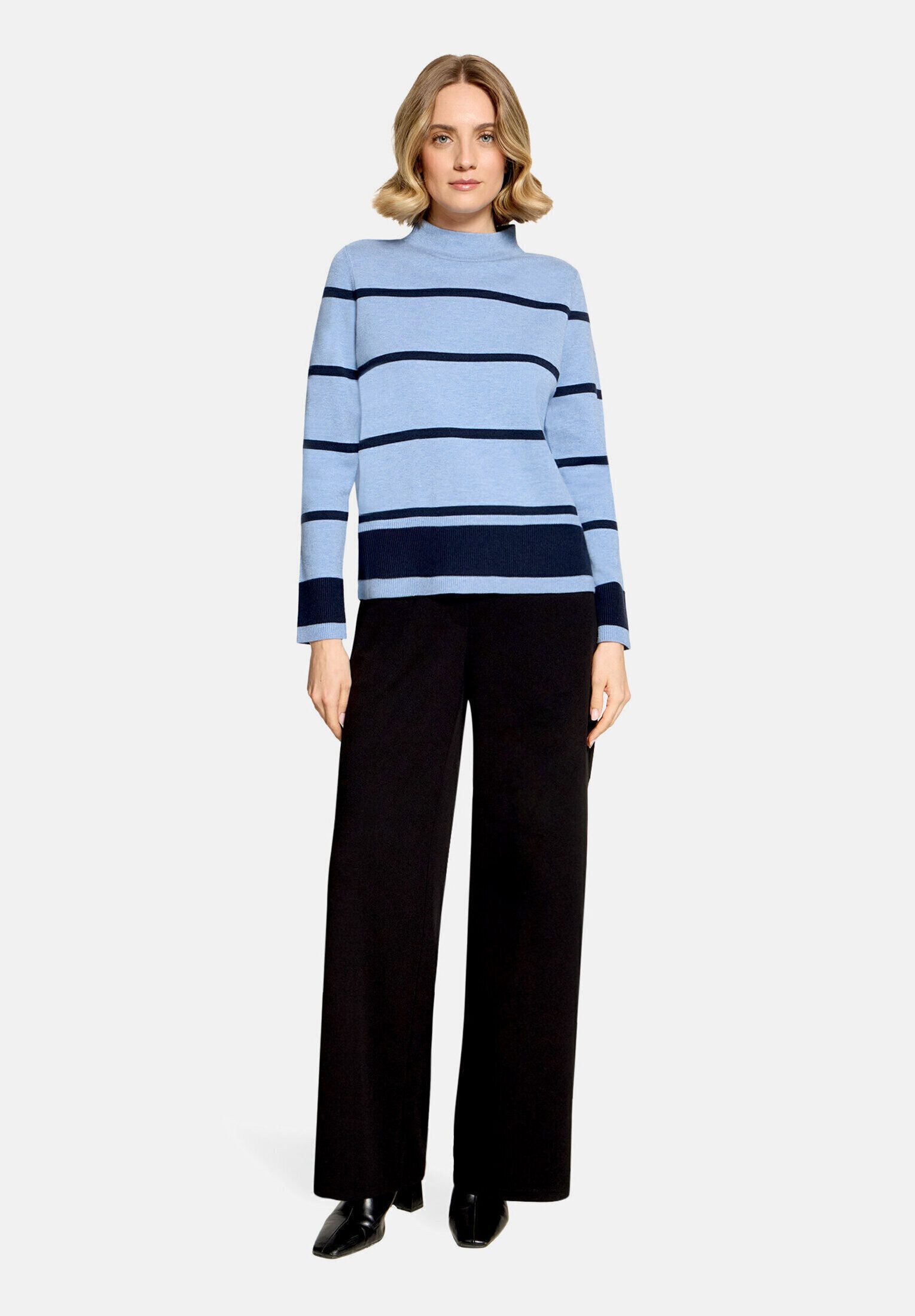Betty Barclay Strickpullover Damen mit Stehkragen (1-tlg)