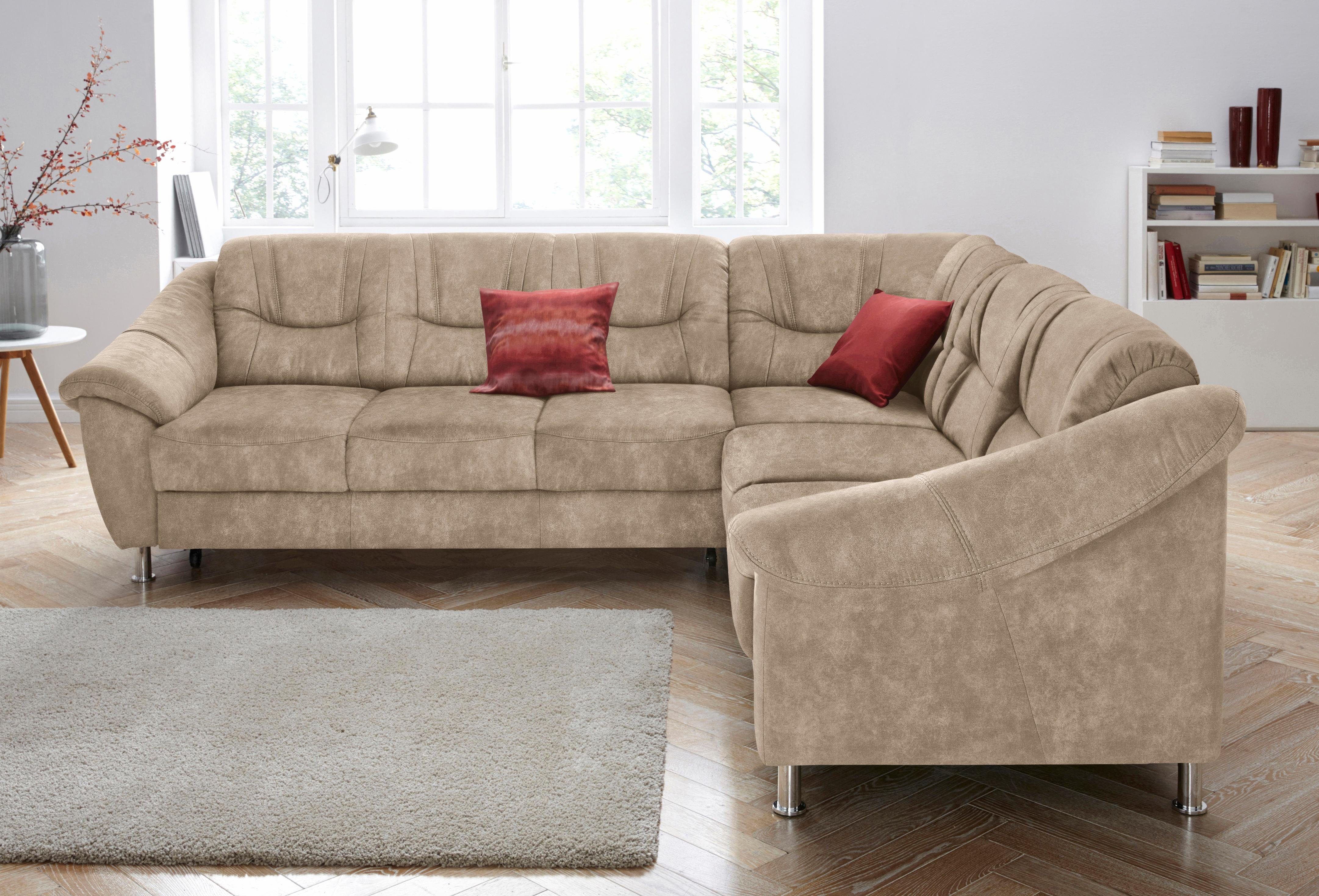 sit&more Ecksofa Salsa L-Form, mit Federkern, wahlweise mit Bettfunktion