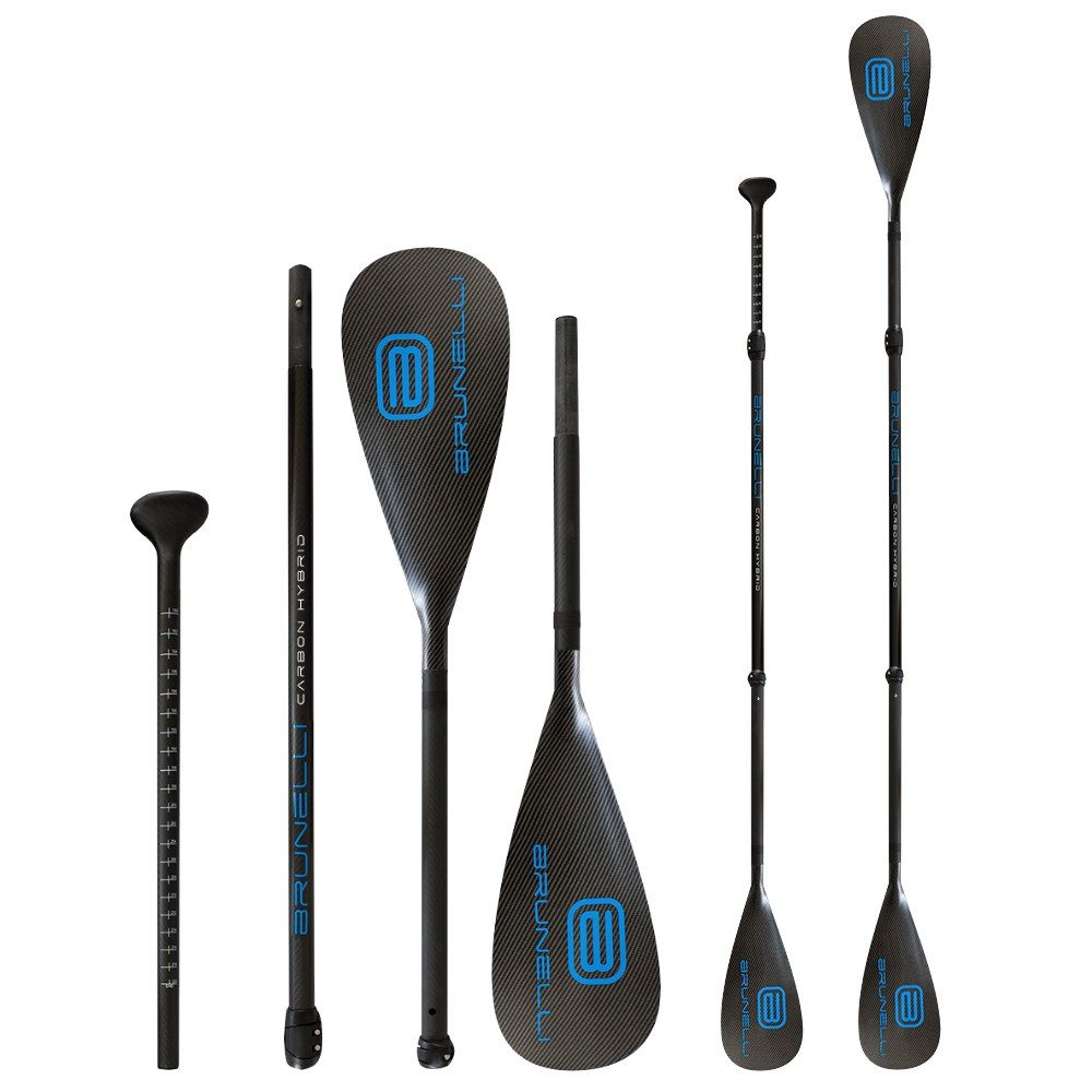 Brunelli SUP-Board BRUNELLI CARBON HYBRID Kajak Dual Tech Paddle 2-in-1 SUP Paddel