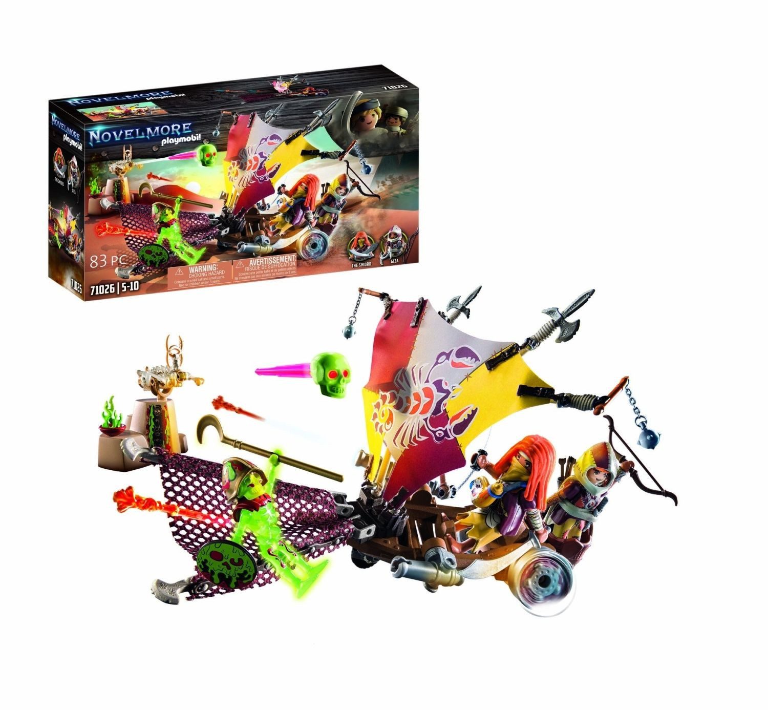 Playmobil® Novelmore Dünensurfer Konstruktions-Spielset, (Dünensurfer), Made in Europe