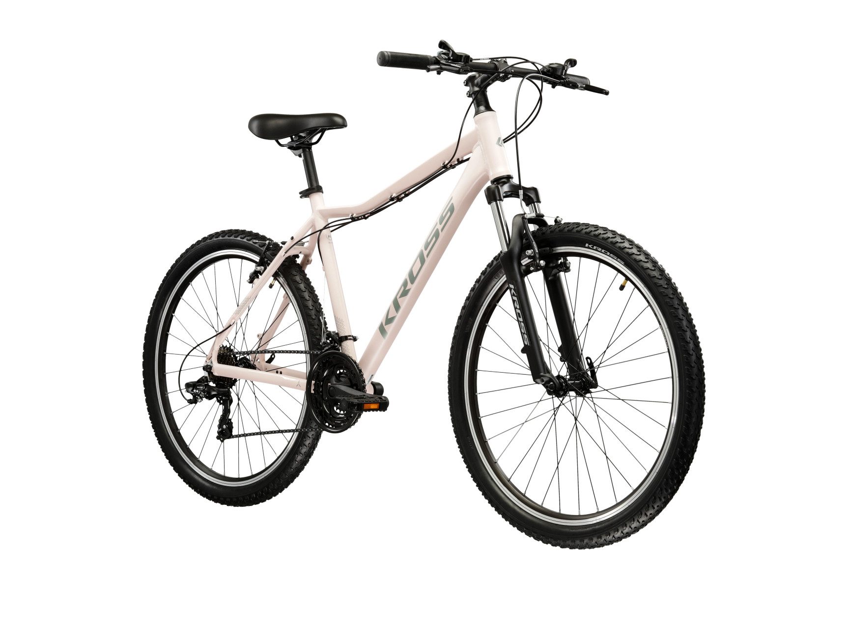 Kross Mountainbike KROSS Mountainbike Hardtail 26" LEA 1.0 rosa 21 Gänge, 21 Gang Shimano TOURNEY TY300 Schaltwerk, Kettenschaltung