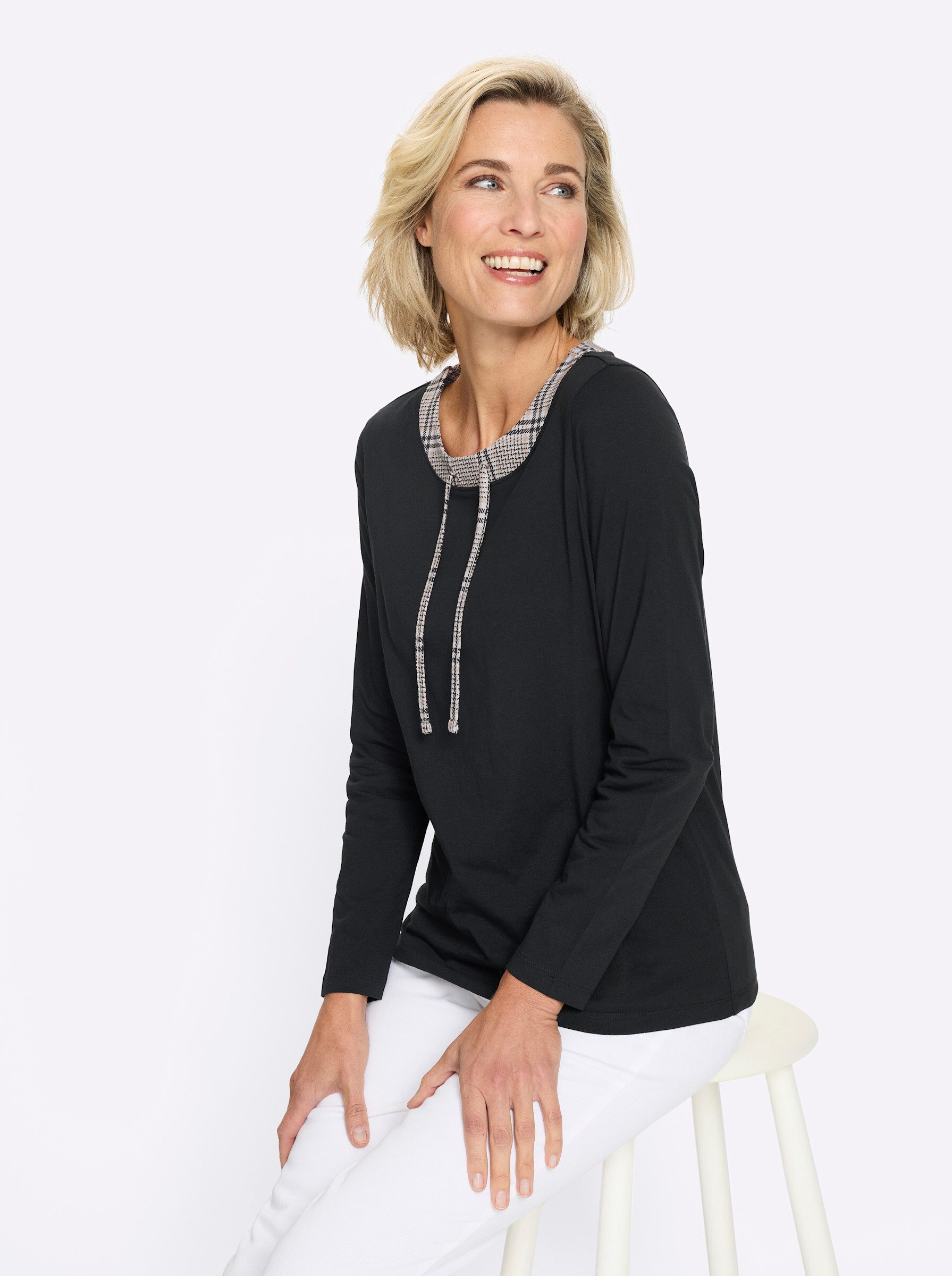 Sieh an! T-Shirt Langarm-Shirt Langarm – Bild 5 von 5