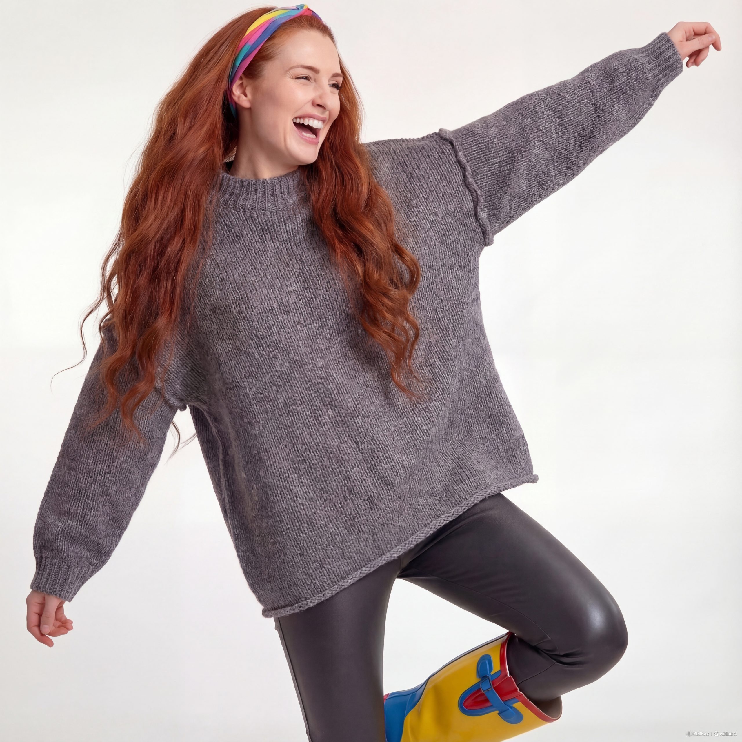 OriginalYou Strickpullover Damen Softstrick Pulli mit Mock Neck Kragen moderner Halb Kragen