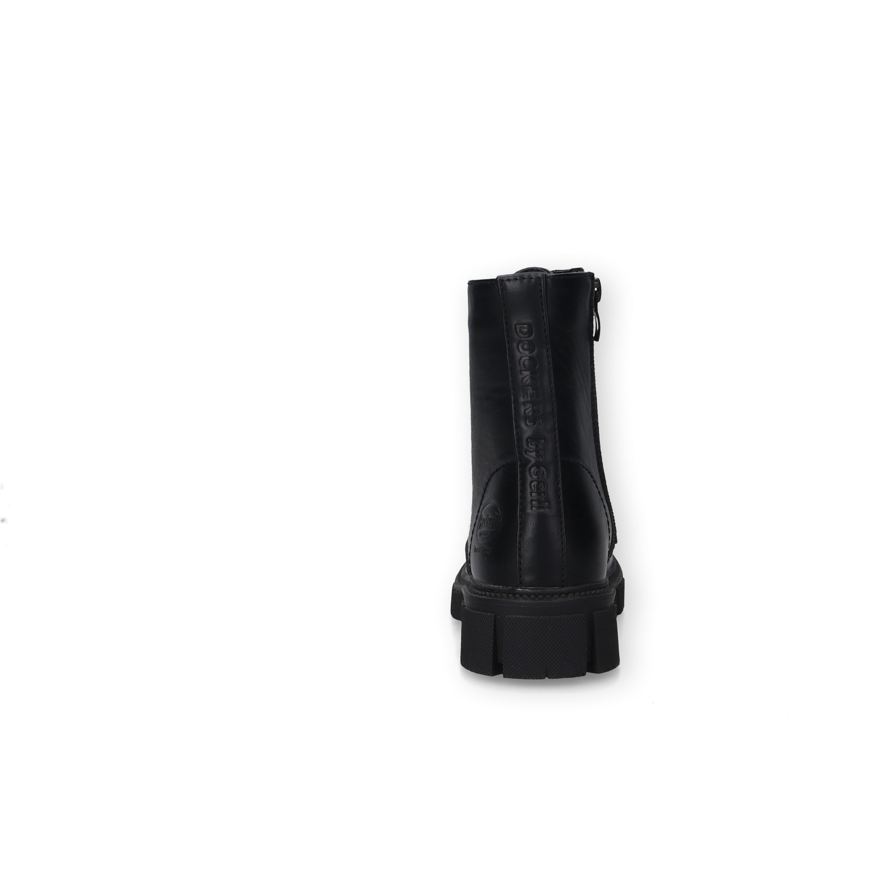 Dockers by Gerli Schnürboots Schnürstiefelette mit Profilsohle und Blockabsatz – Bild 2 von 5