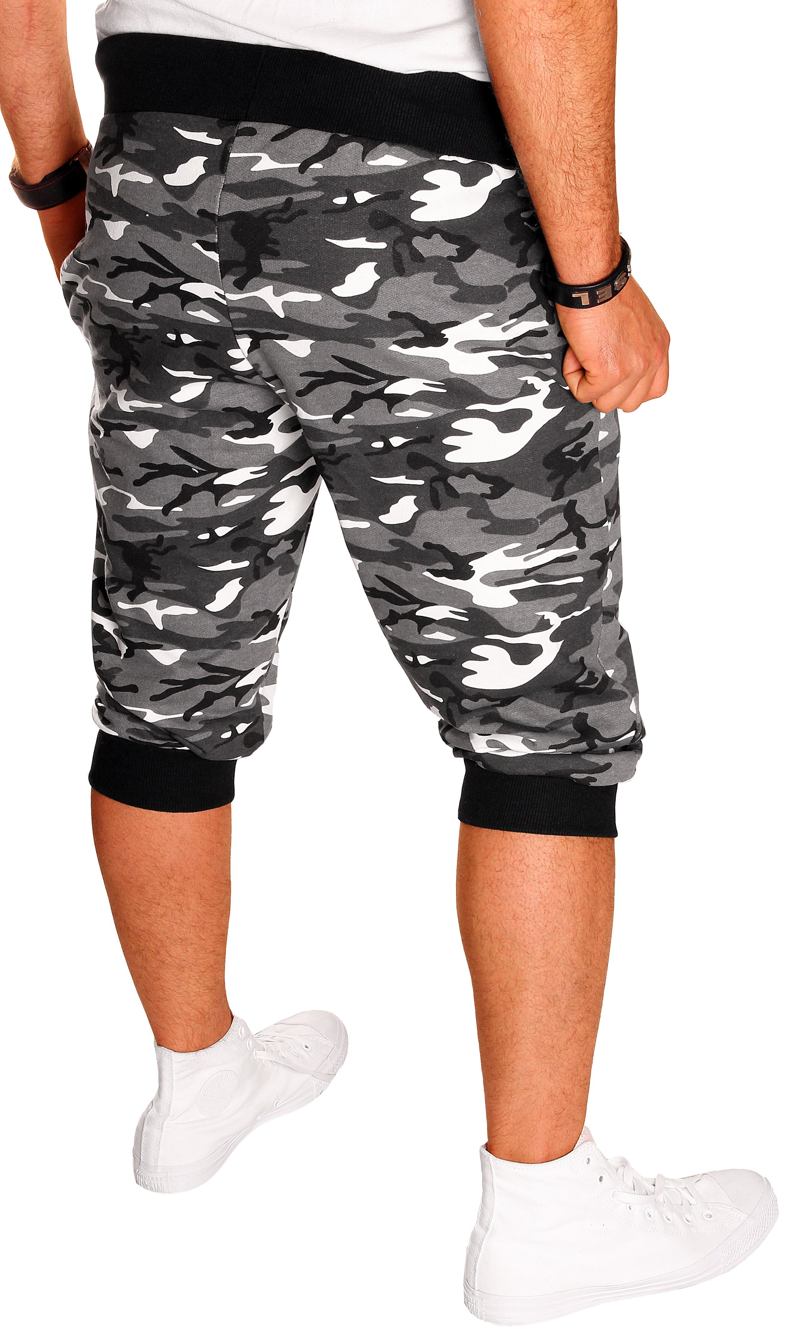 Jaylvis Bermudas Herren Short 3/4 Hose Kurze Jogginghose Sport Marine Royal günstig online kaufen