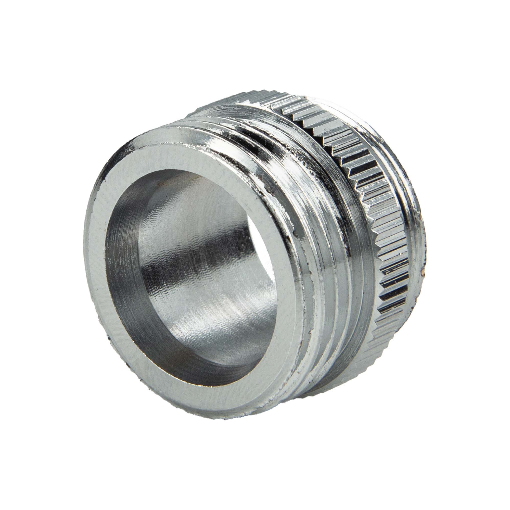 tecuro Strahlregler Adapter für Armaturen M24x1 auf 3/4 Zoll, verchromt