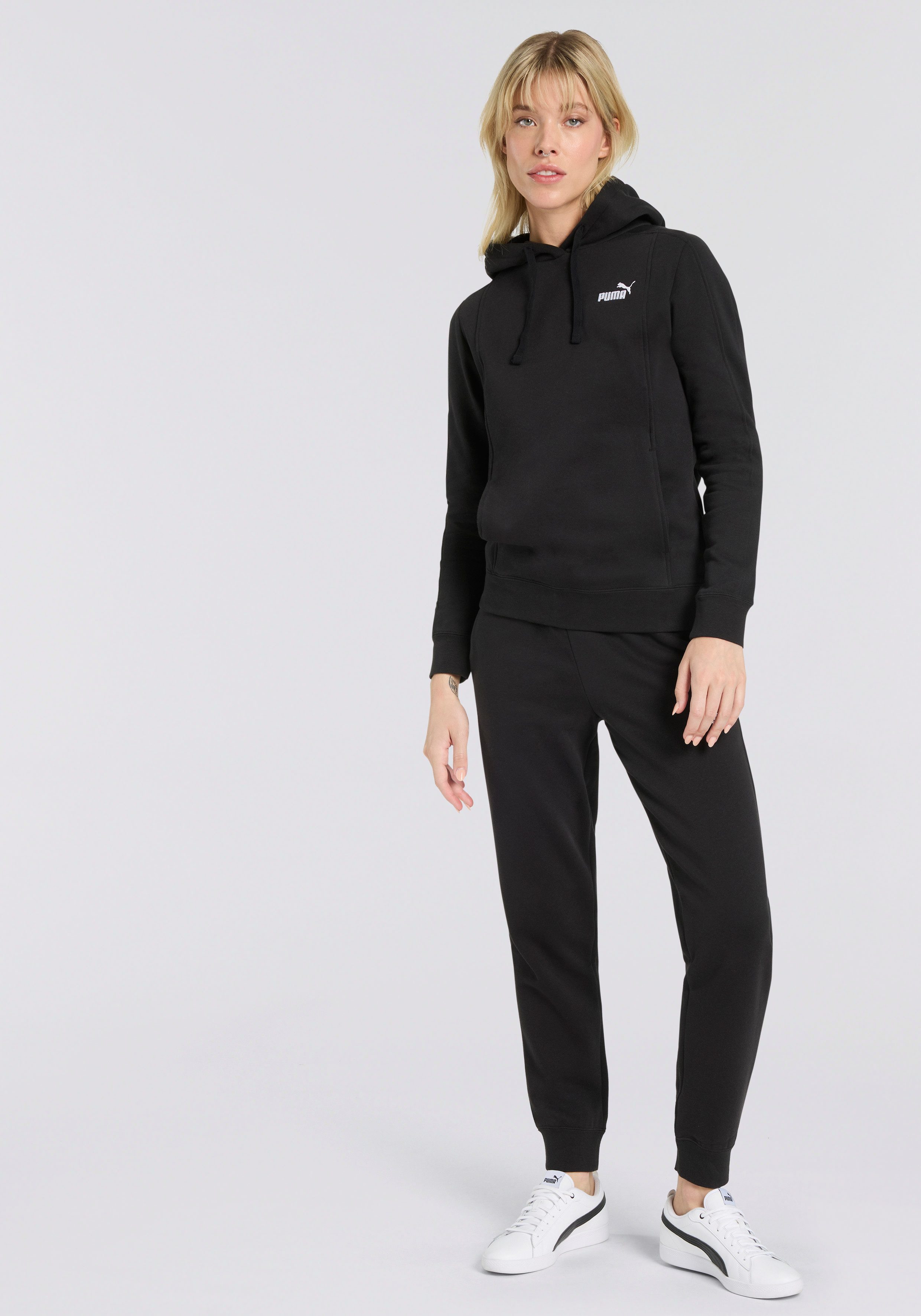 PUMA Trainingsanzug HOODED SWEAT SUIT FL CL (2-tlg) günstig online kaufen