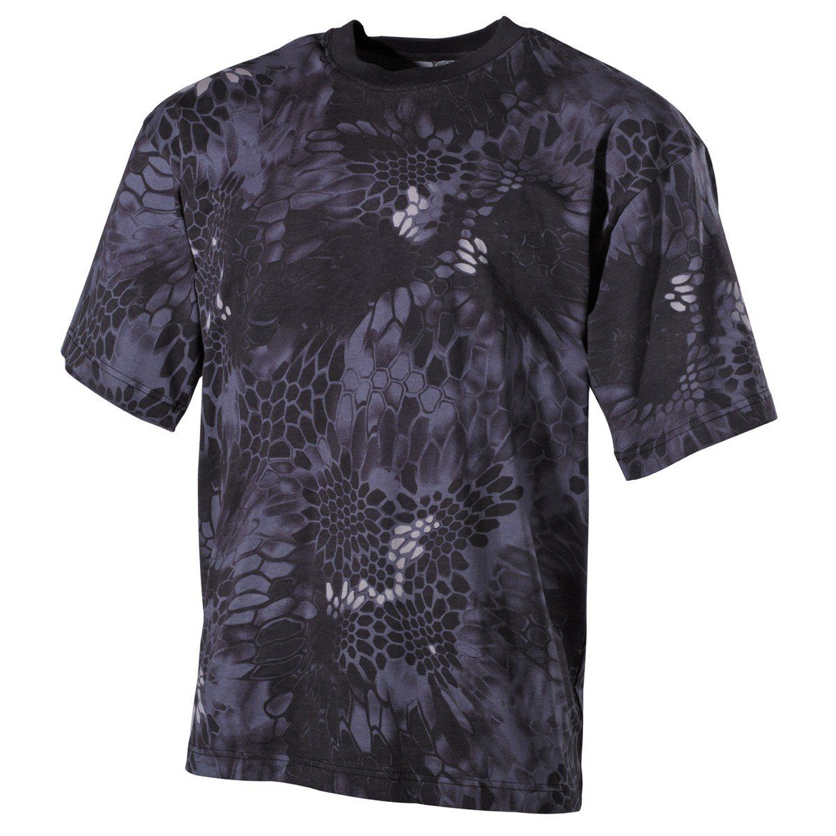 MFH T-Shirt Outdoor T-Shirt, halbarm, snake black, 170 g/m² XXXL