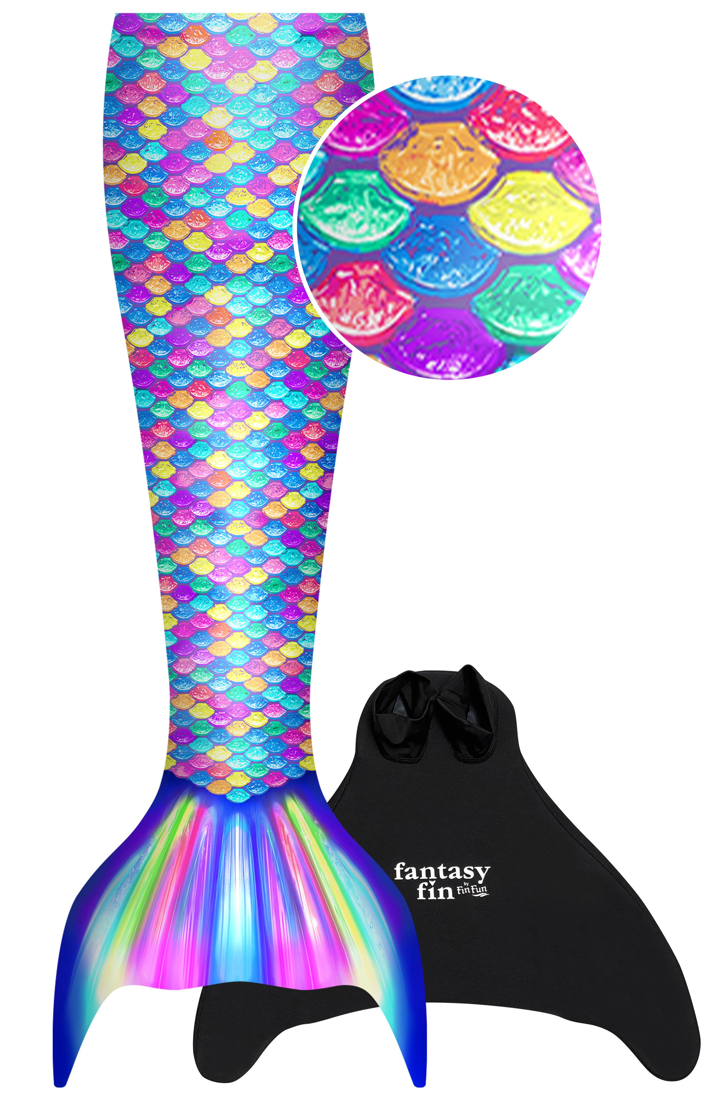 Fin Fun Monoflosse Meerjungfrau FANTASY RAINBOW