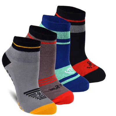 Socked ABS-Socken »Antirutschsocken« (4-Paar) Stoppersocken