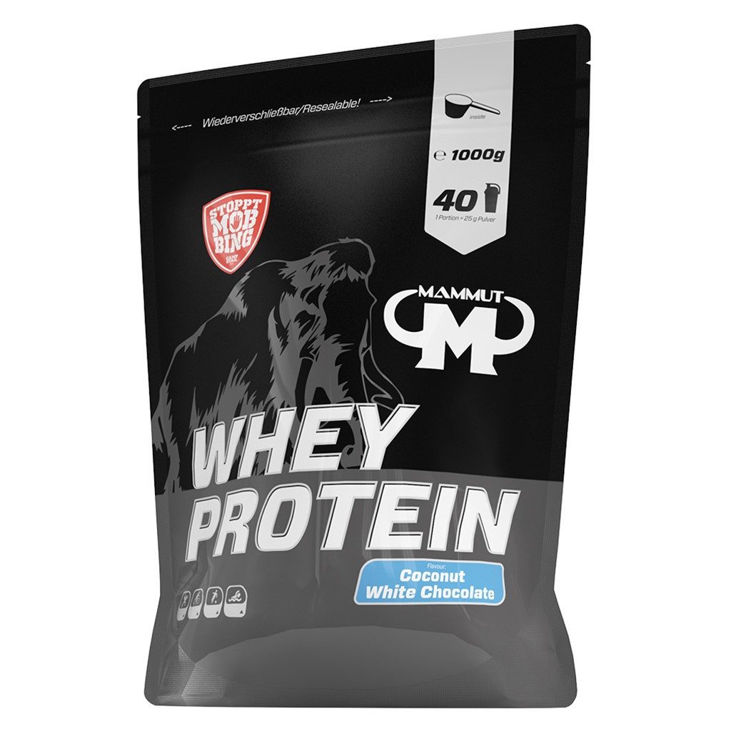 Mammut Nutrition Whey Protein - 1000 g Zipp-Beutel Pulver, 1000 g