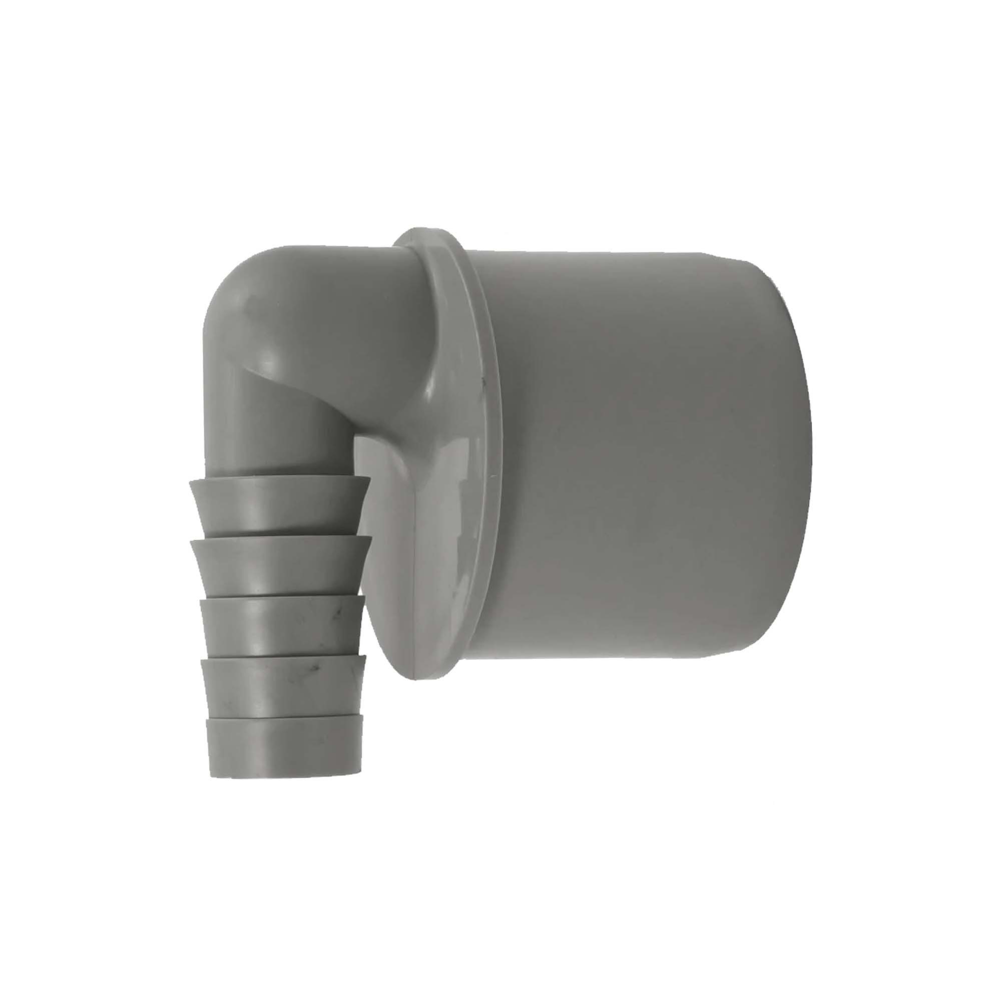 Airfit GmbH & Co. KG Ablaufrohr Schlauchnippel, 90° gewinkelt DN 50 für Schlauch von Ø 19 bis 21 mm