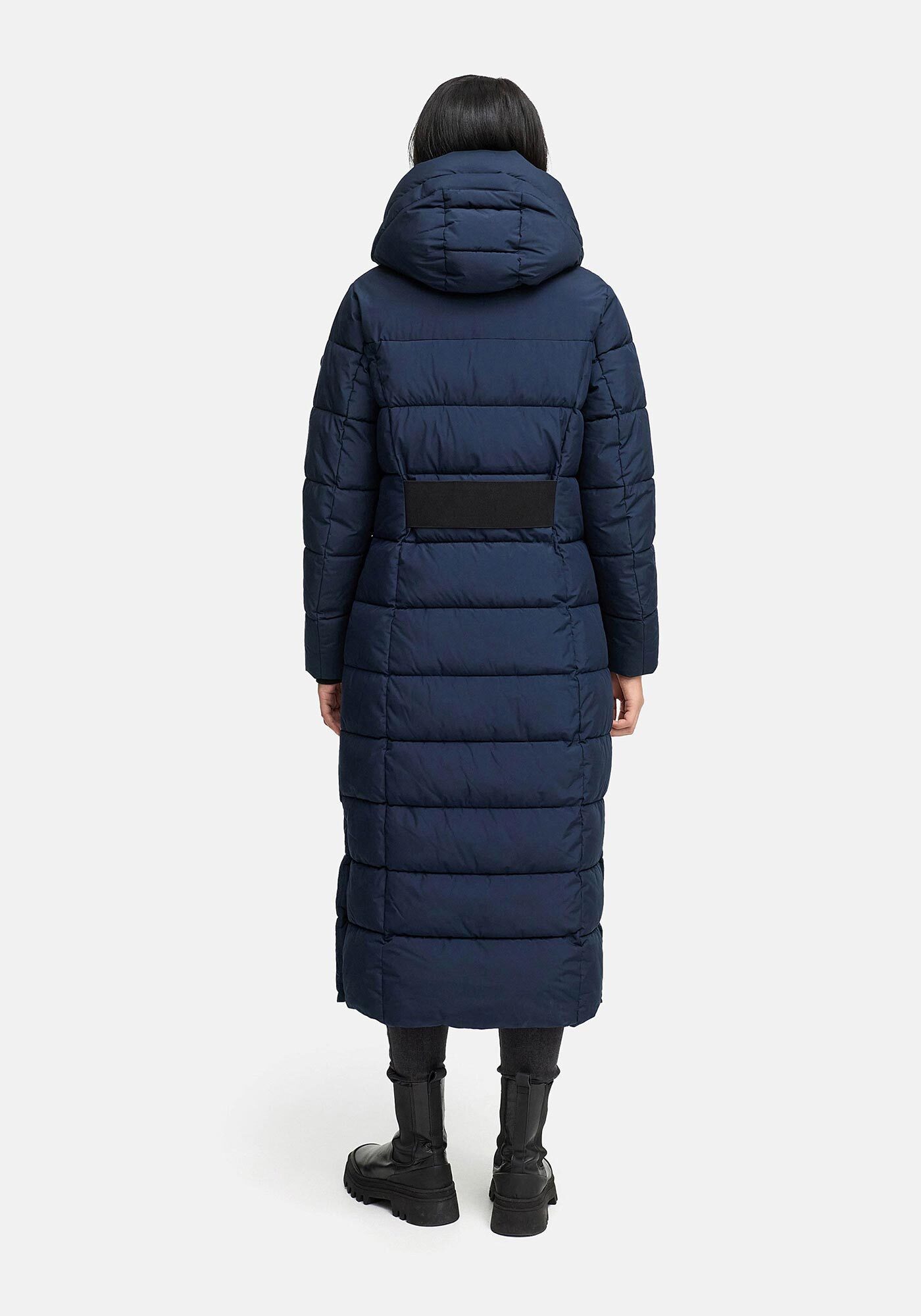 Marikoo Winterjacke Pakoraa extra langer Winter Mantel mit abnehmbaren Innenteil
