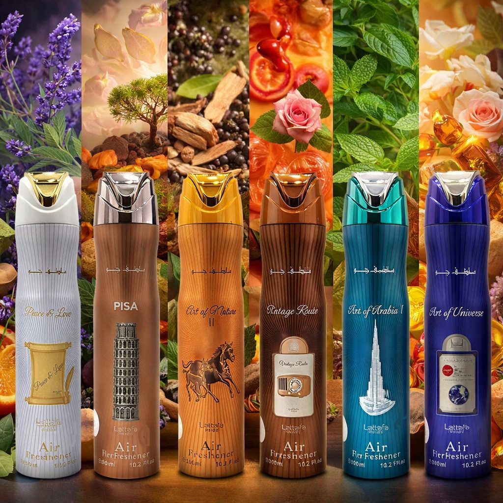 Lattafa Raumduft Raumspray 6x300ml Air Freshener Pisa, Art of Arabia I