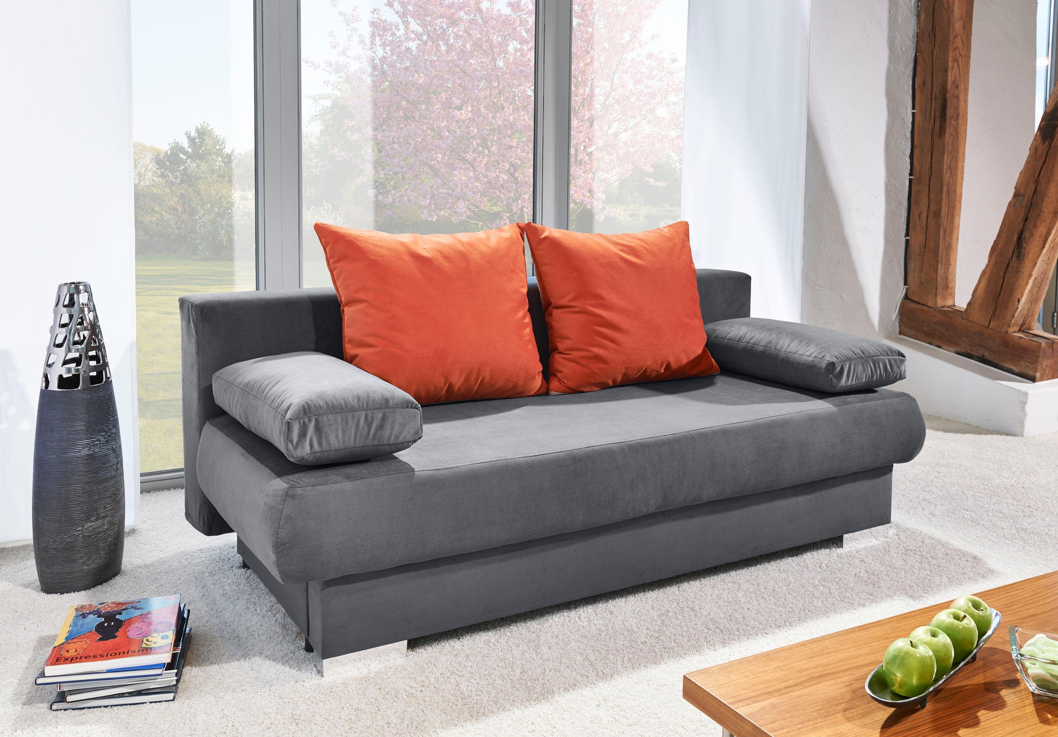 INOSIGN Schlafsofa »Fredericton«, mit Bettfunktion und Bettkasten, mit