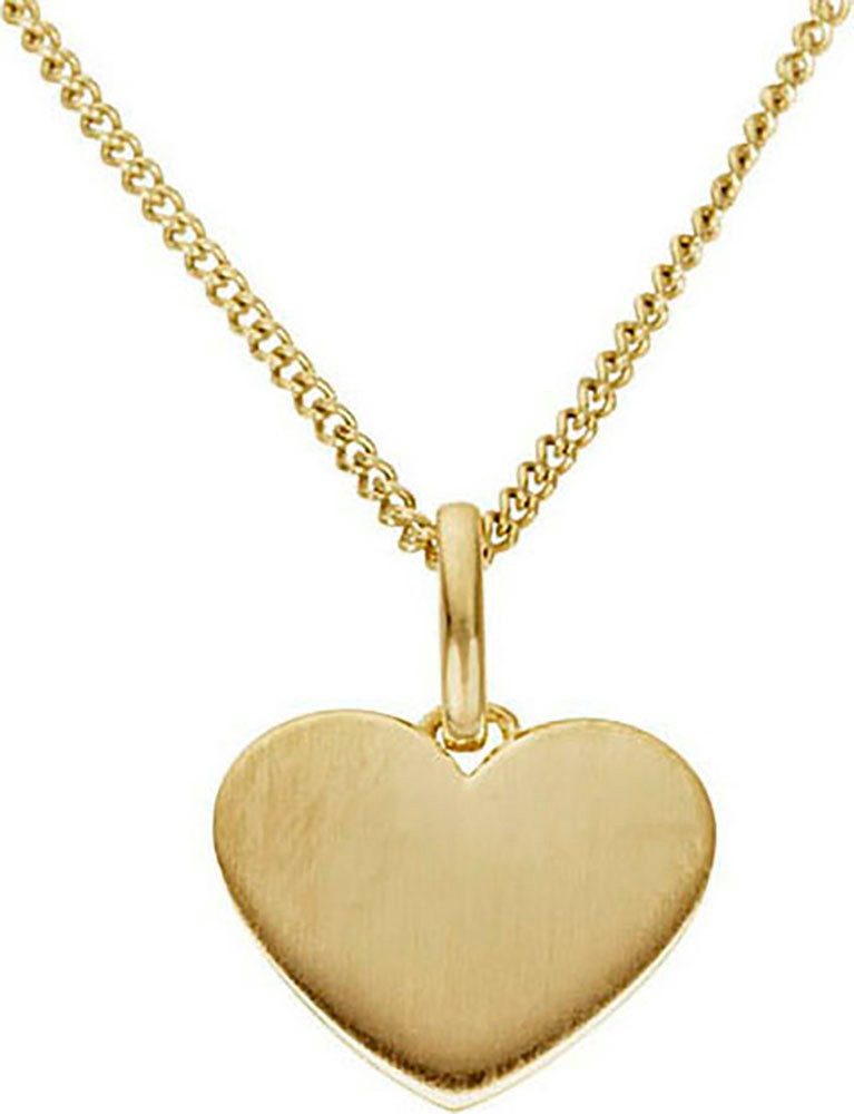 Kettenanhänger Schmuck Geschenk Gold 333 Halsschmuck Anhänger Herz