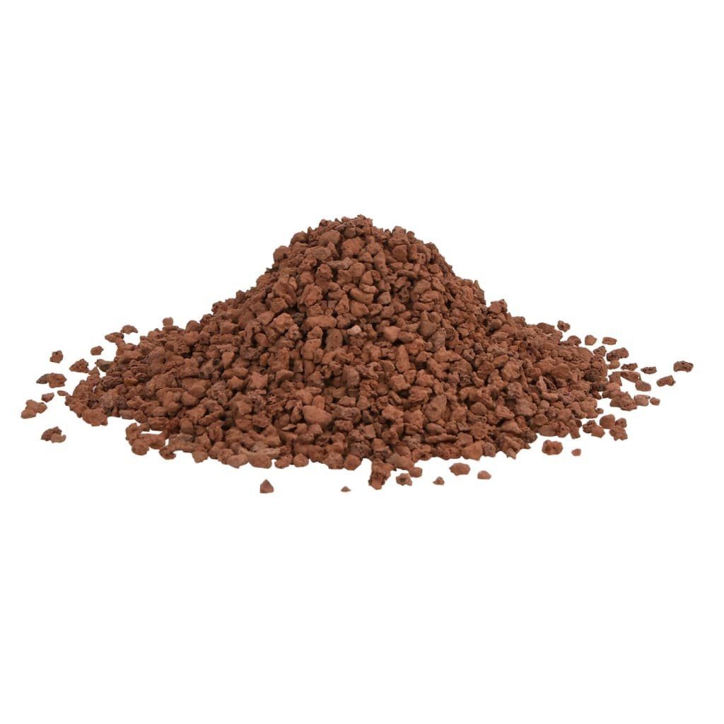 vidaXL Aquariendeko Lavagranulat 10 kg Rot 5-8 mm