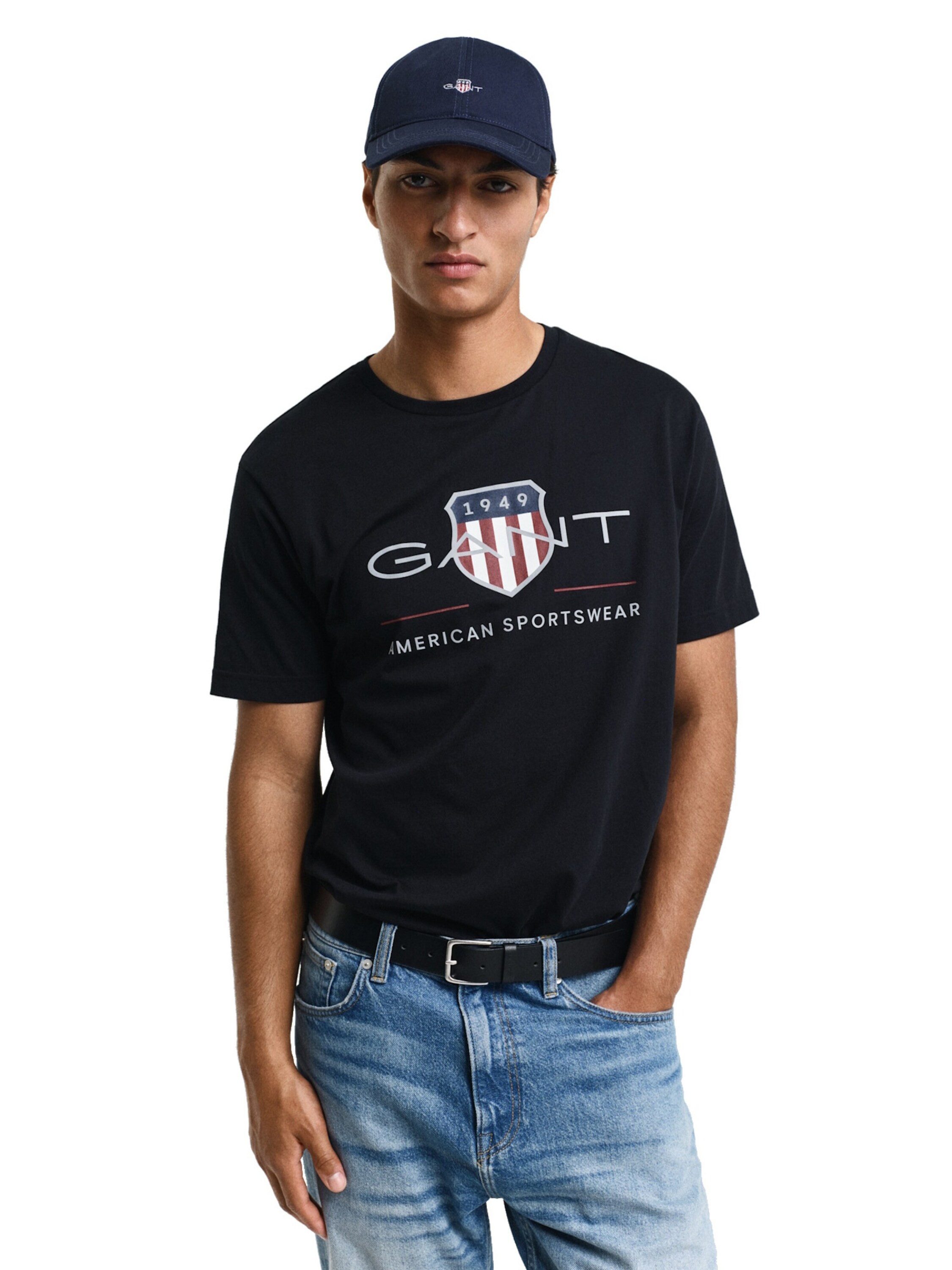Gant T-Shirt (1-tlg) Plain/ohne Details