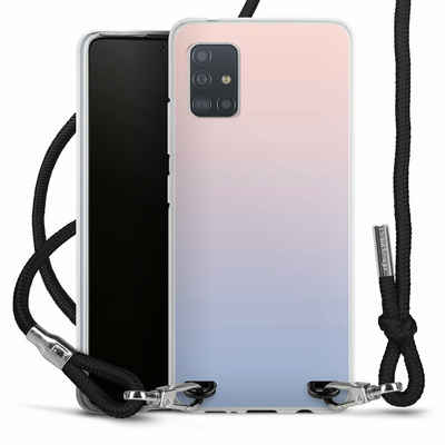 DeinDesign Handyhülle zweifarbig Pastell Farbverlauf Dawn, Samsung Galaxy A51 5G Handykette Hülle mit Band Case zum Umhängen
