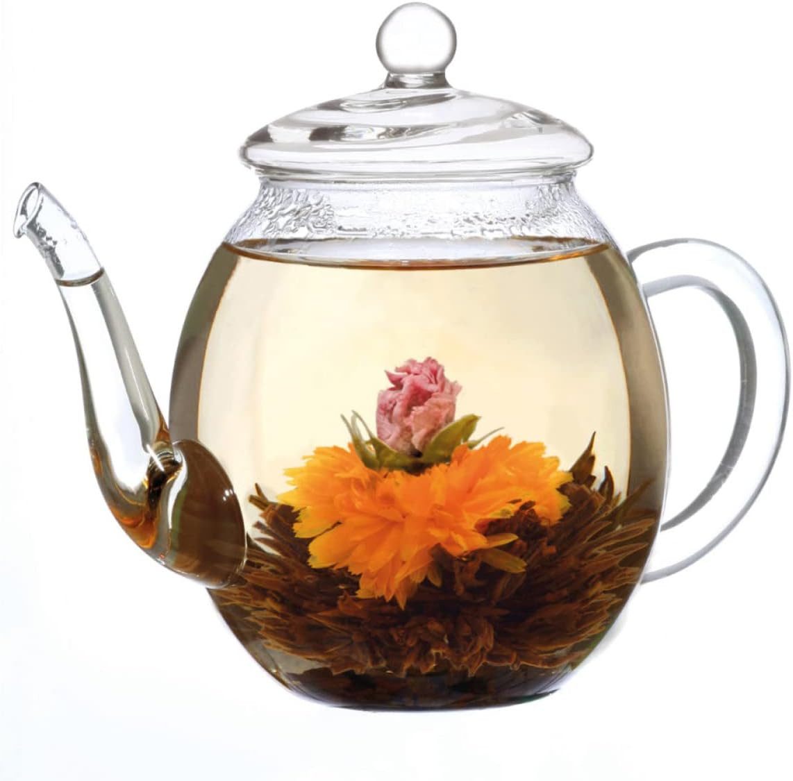 Teekanne Creano Teekanne aus Glas mit Deckel für 500ml